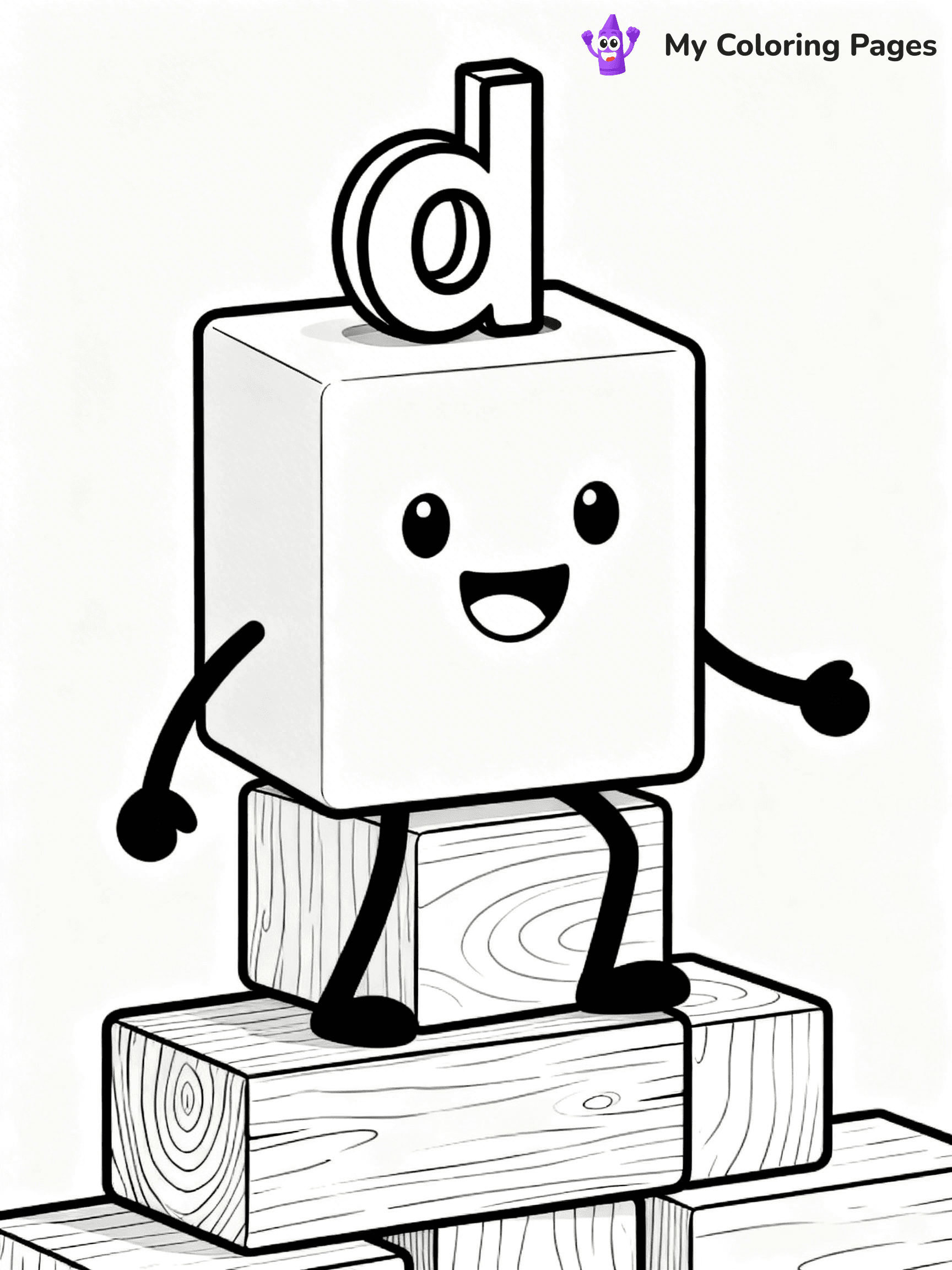 Alphablocks Coloring Pages - 35