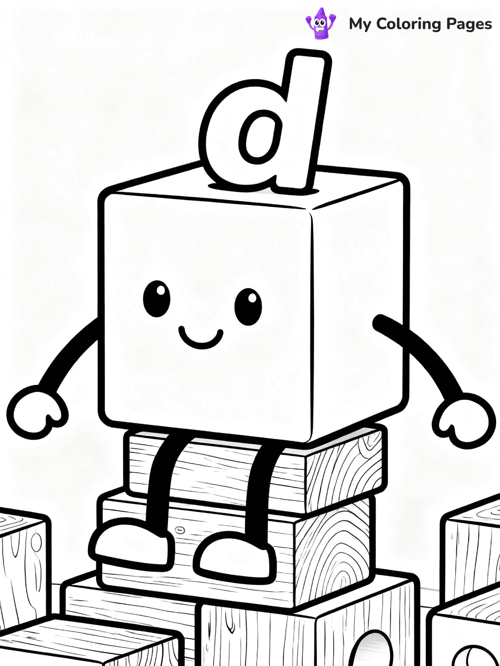 Alphablocks Coloring Pages - 33