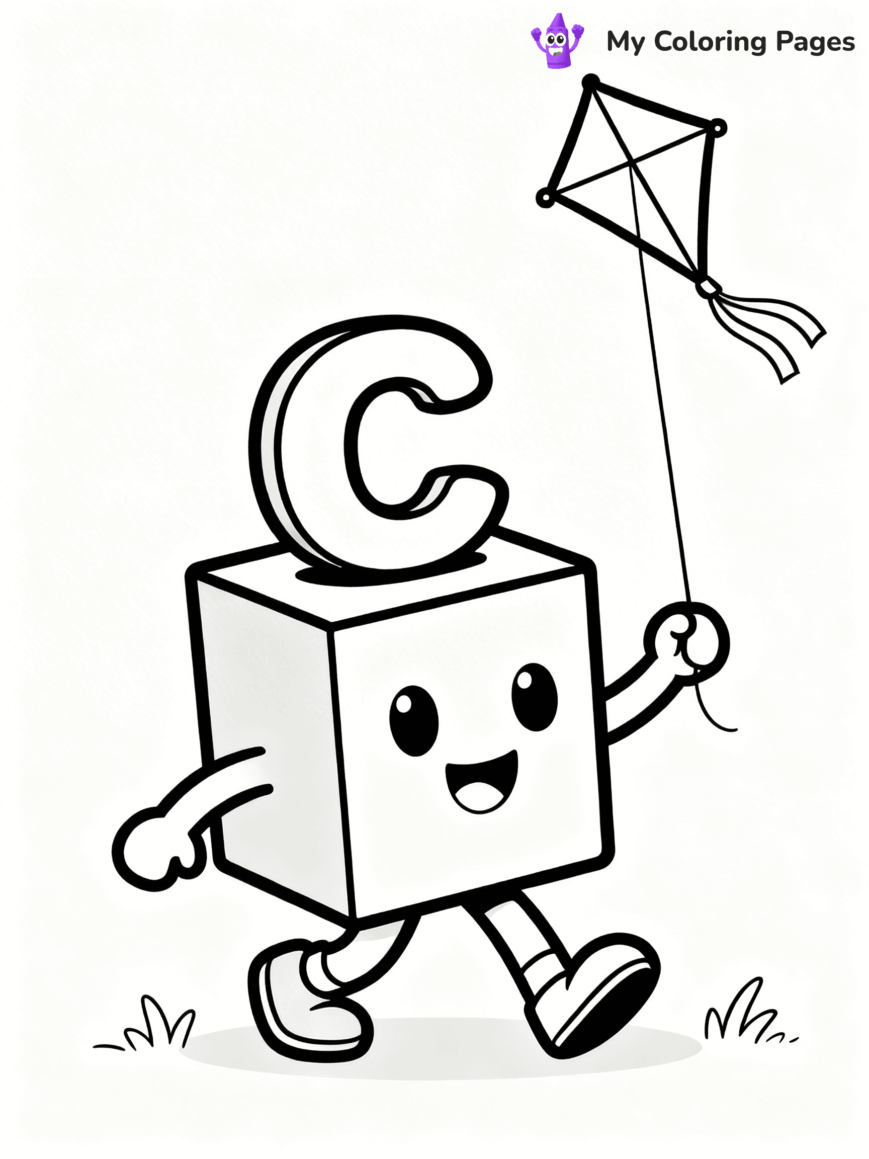 Alphablocks Coloring Pages - 28