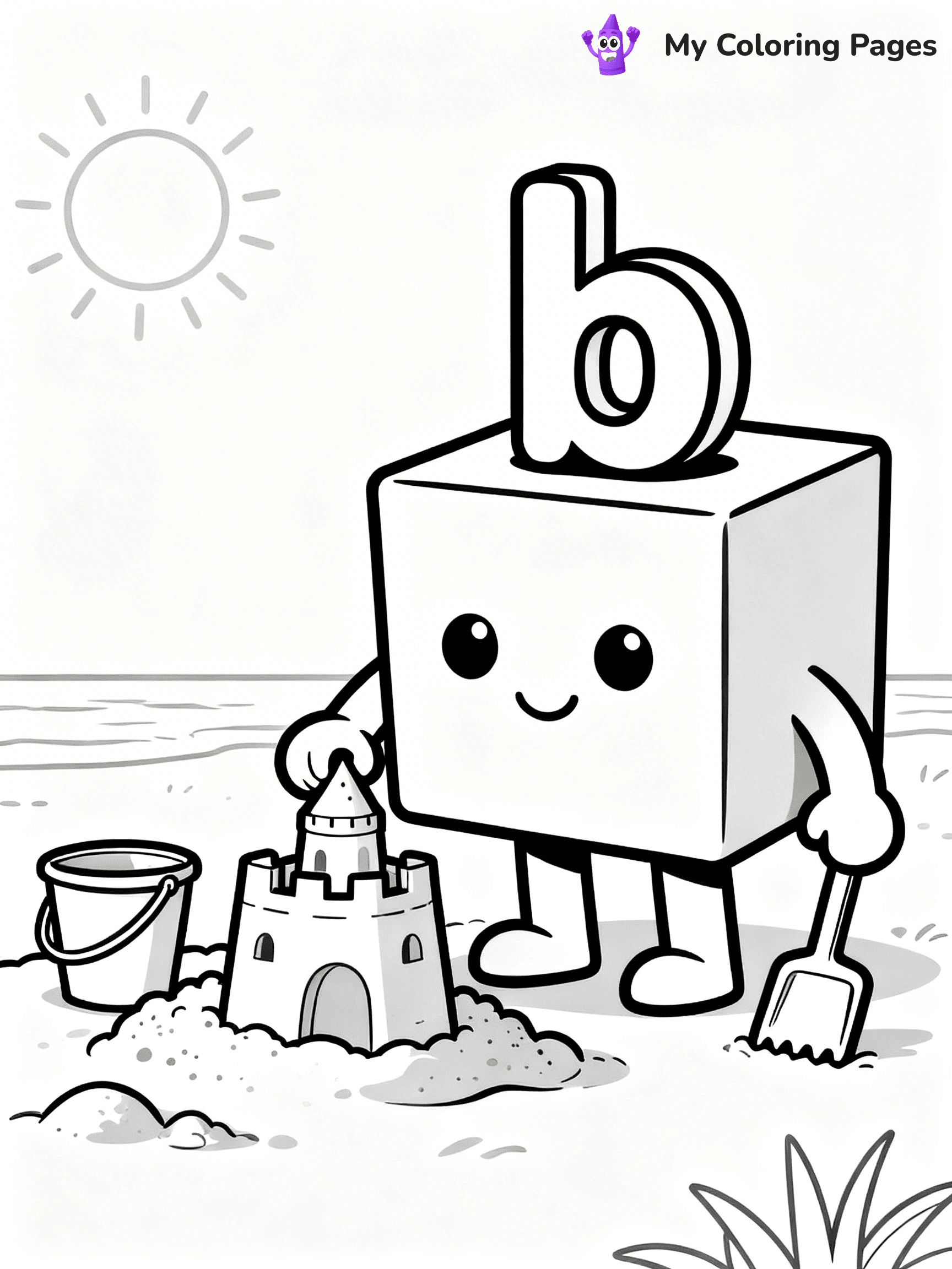 Alphablocks Coloring Pages - 24