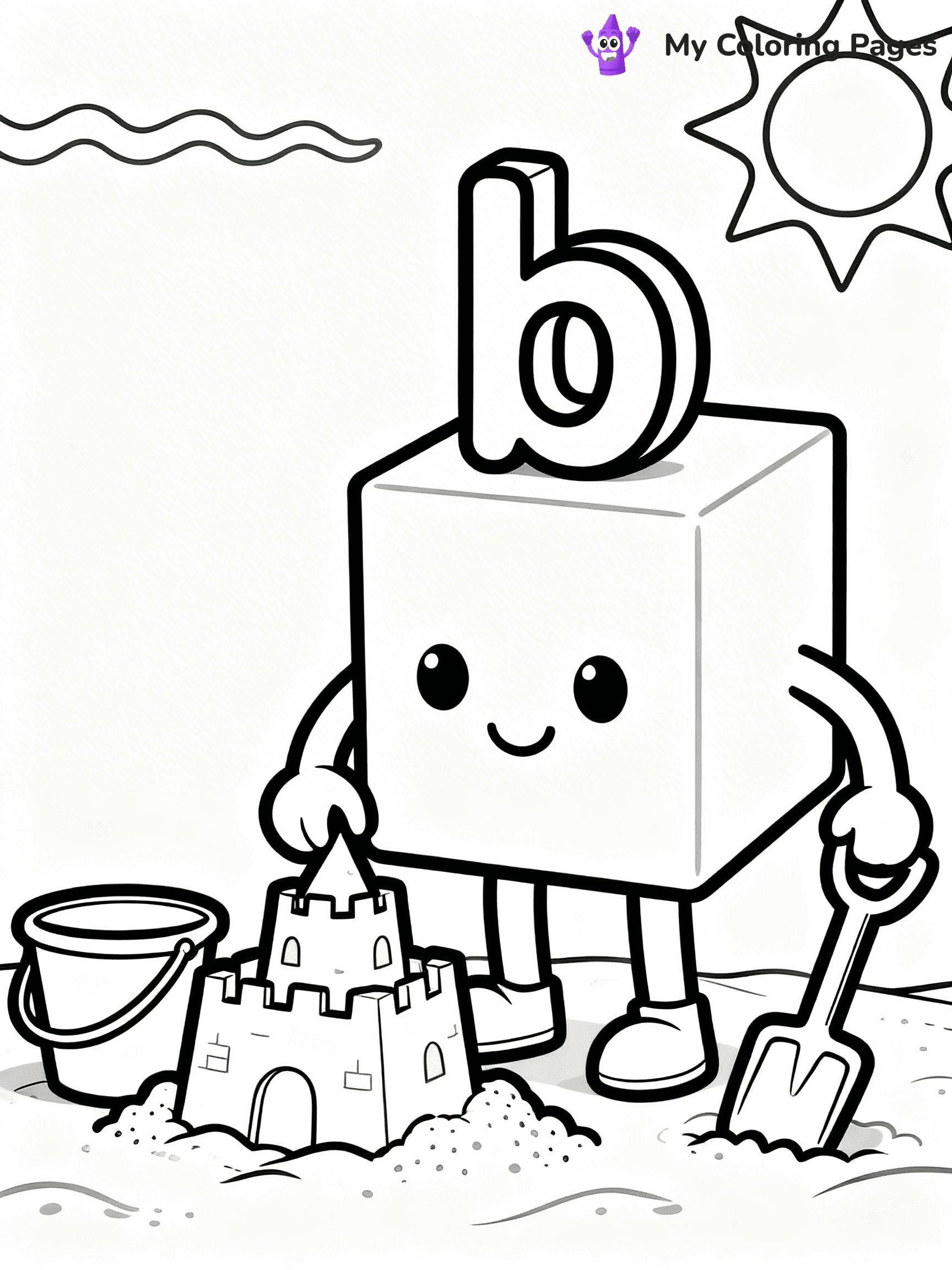 Alphablocks Coloring Pages - 23
