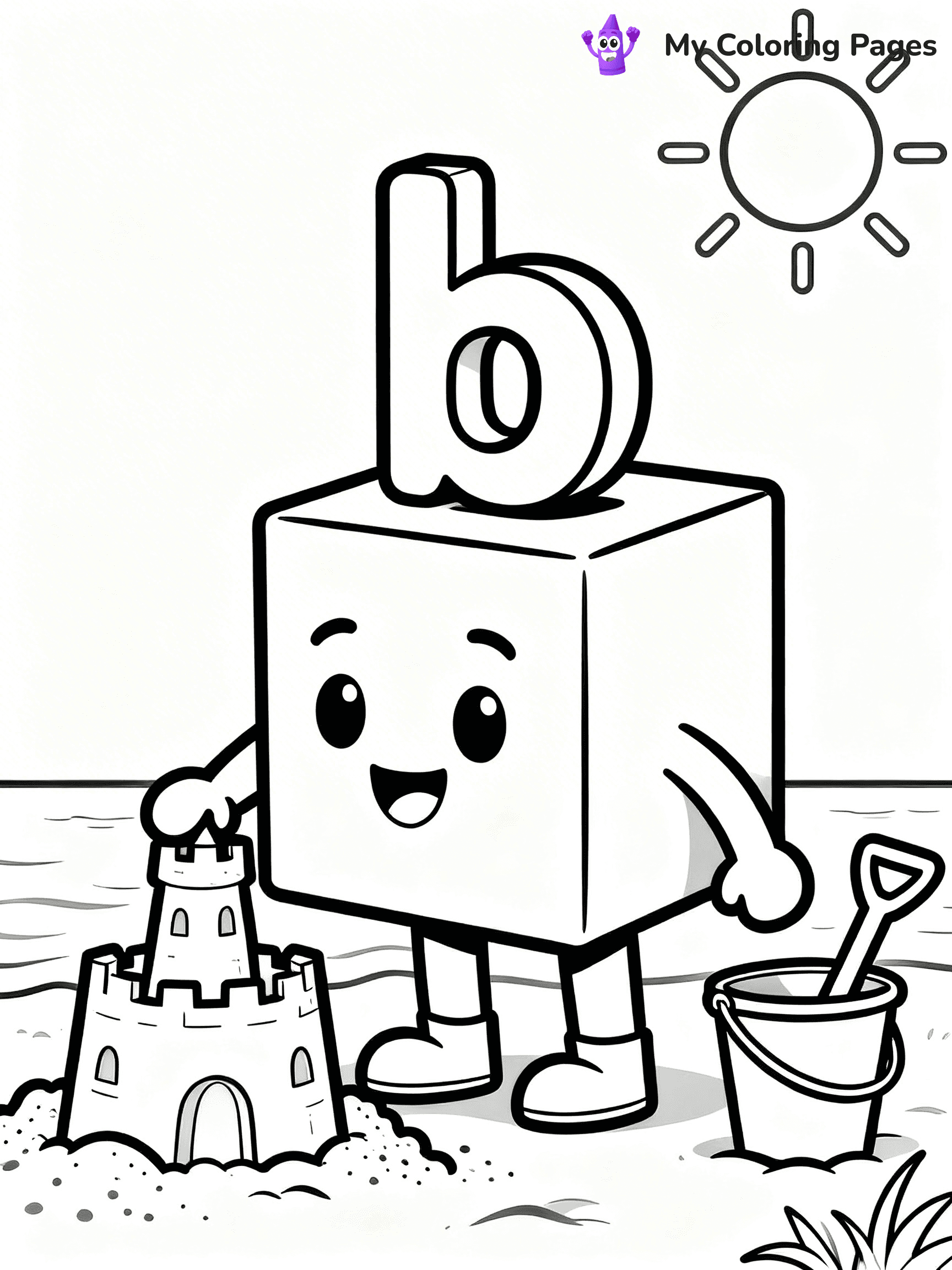 Alphablocks Coloring Pages - 22