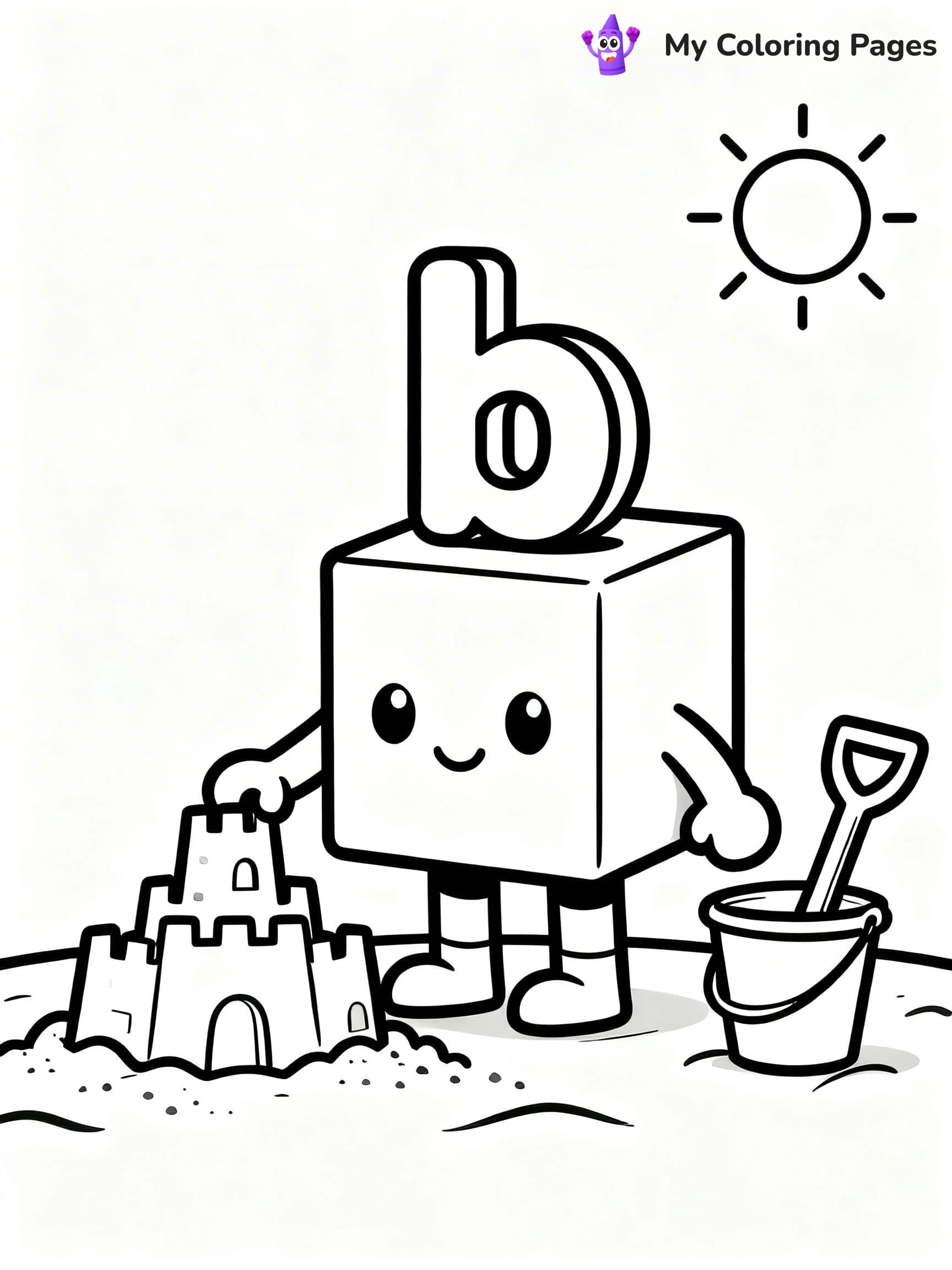 Alphablocks Coloring Pages - 21