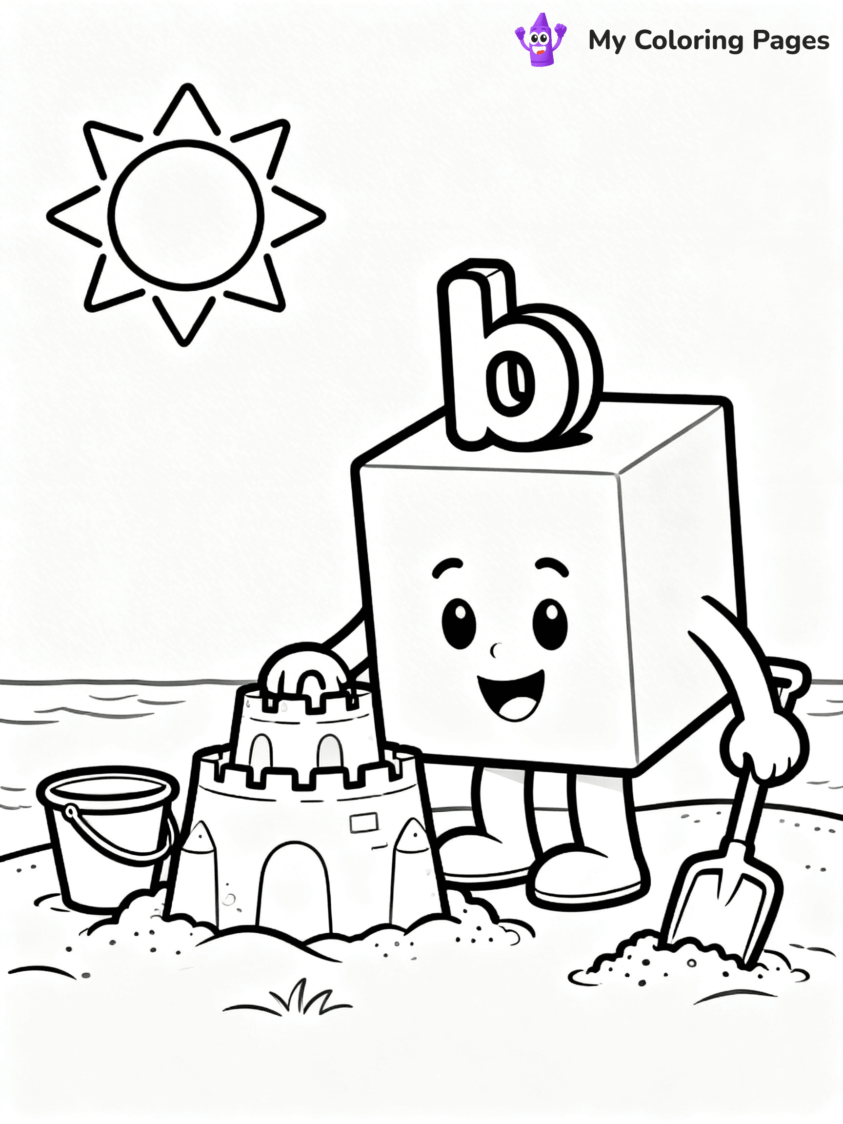 Alphablocks Coloring Pages - 20