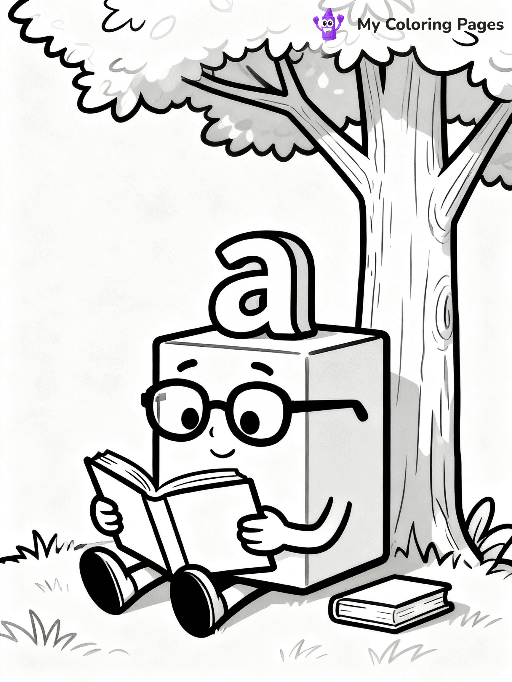 Alphablocks Coloring Pages - 19