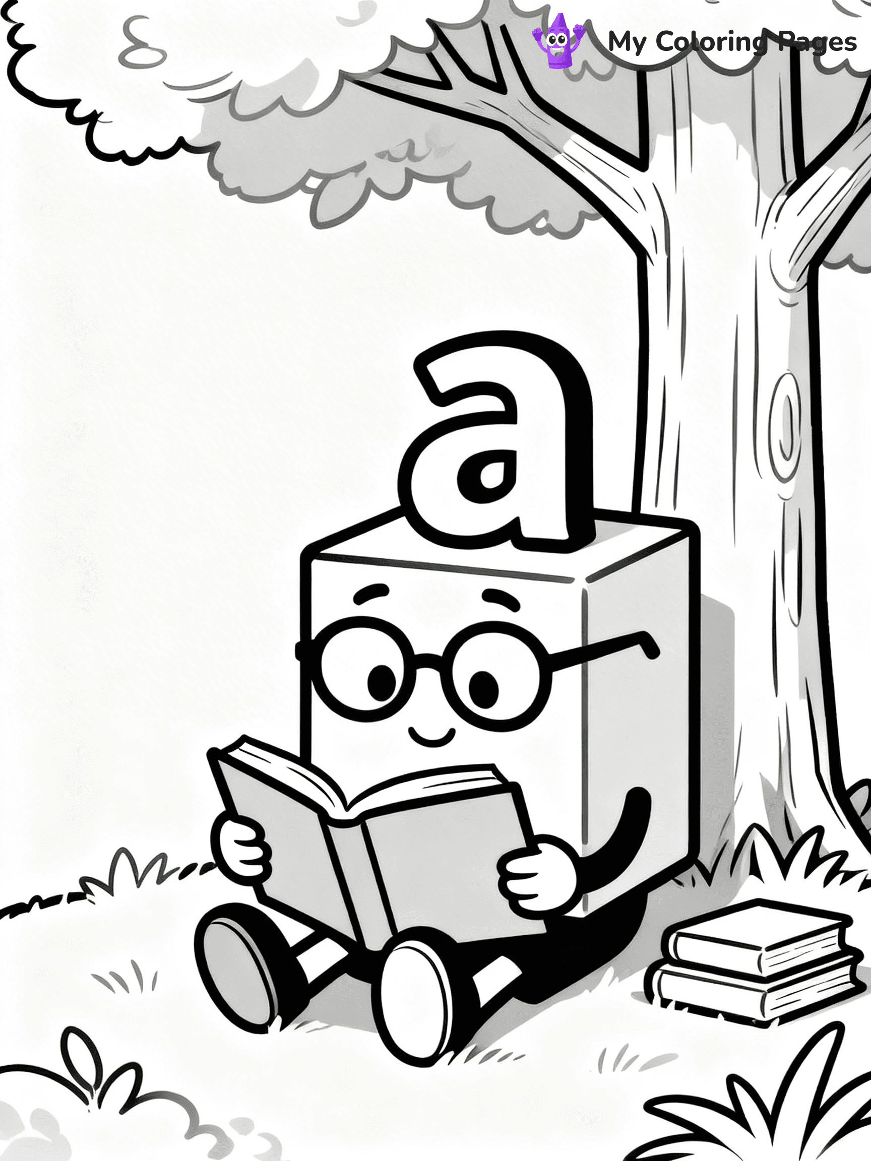 Alphablocks Coloring Pages - 17