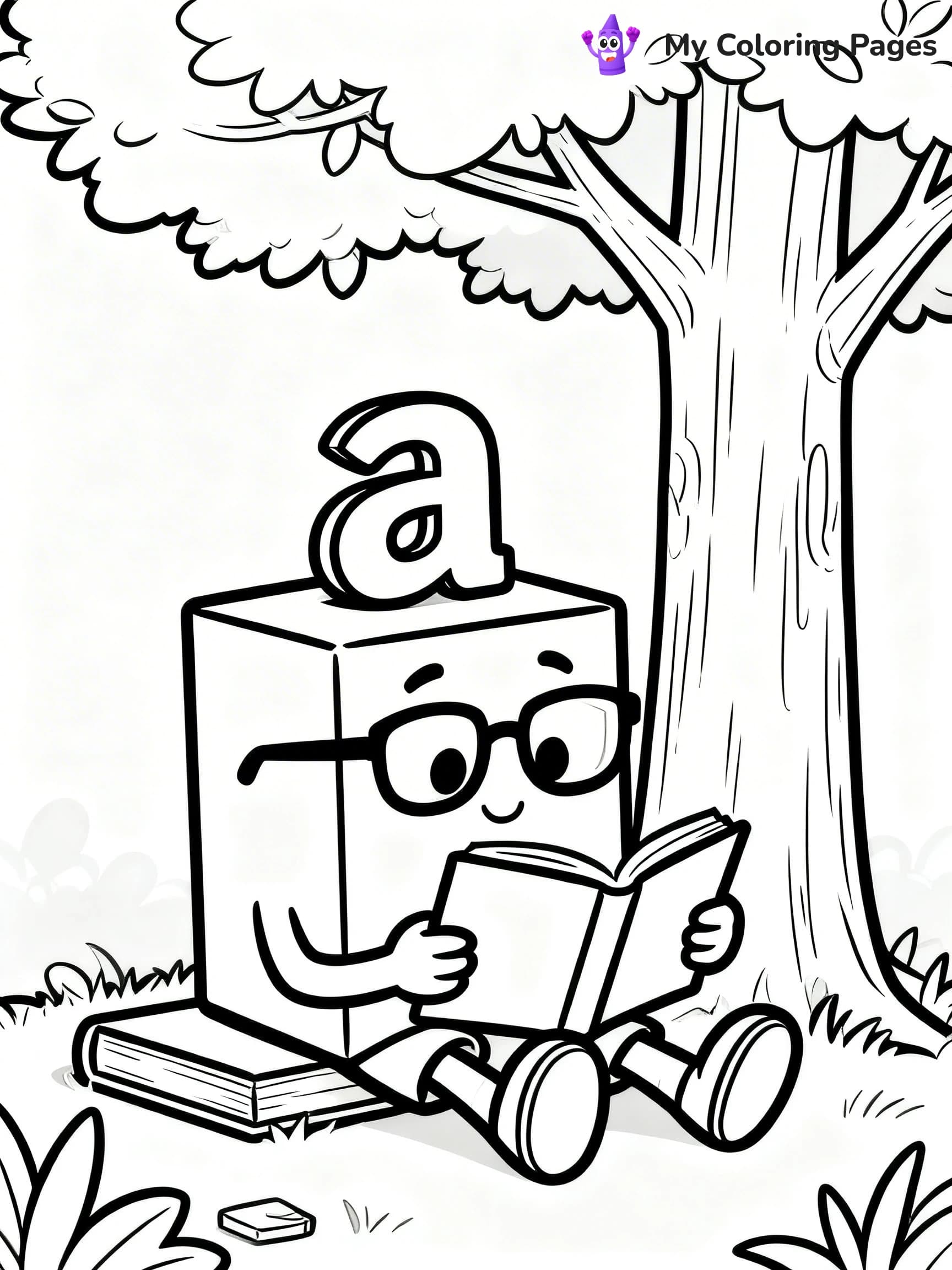 Alphablocks Coloring Pages - 16