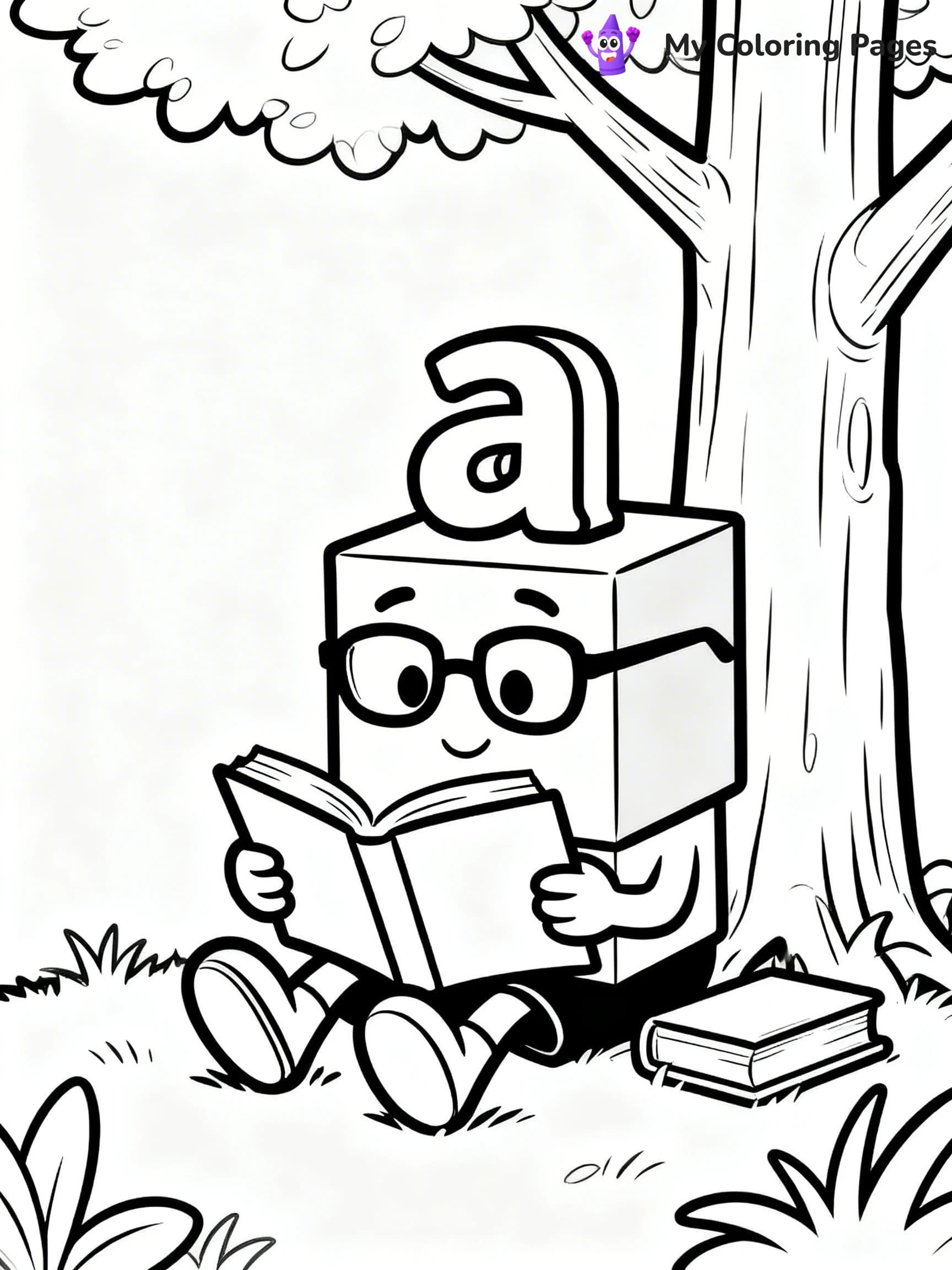 Alphablocks Coloring Pages - 15