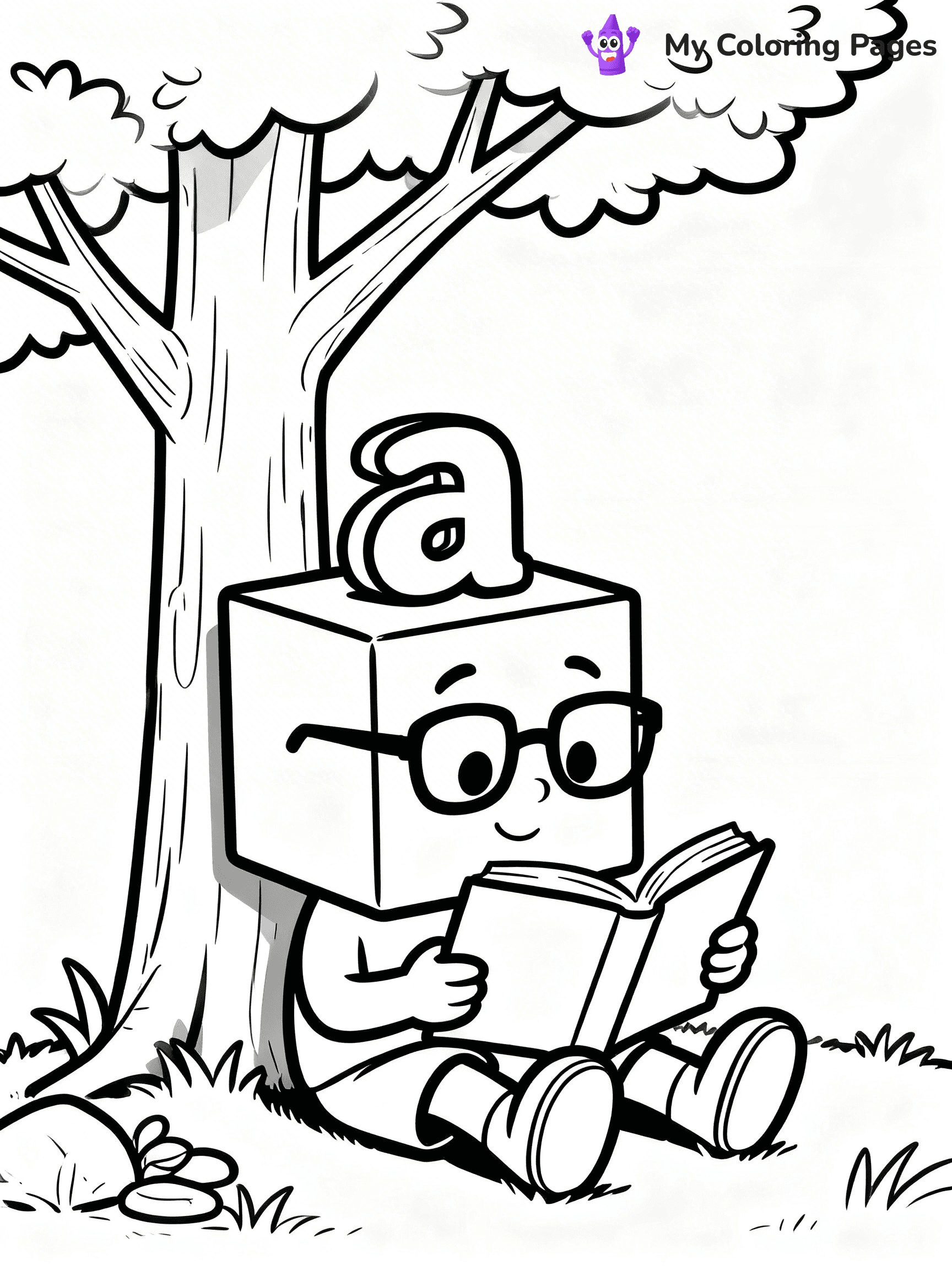 Alphablocks Coloring Pages - 14