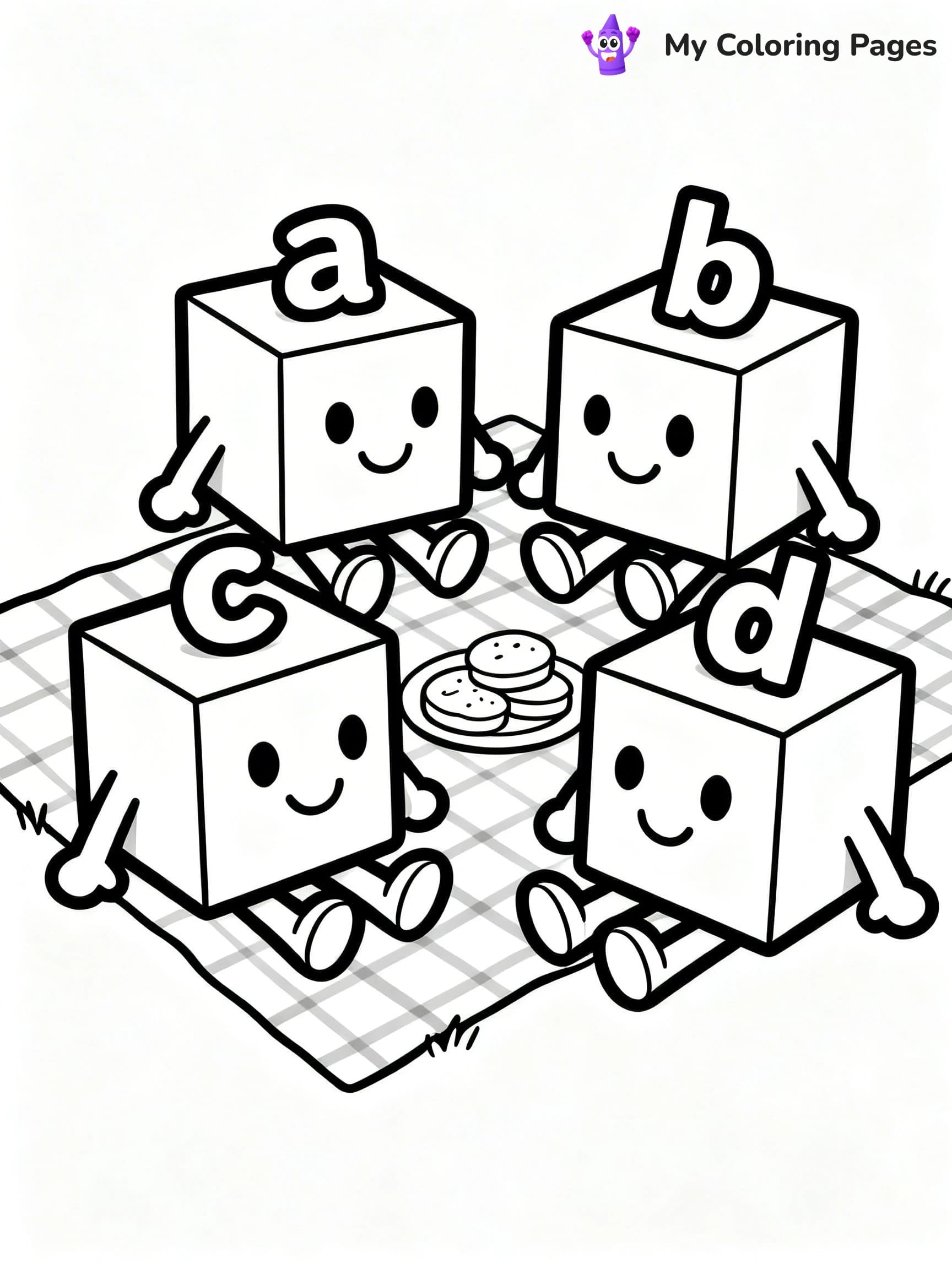 Alphablocks Coloring Pages - 10