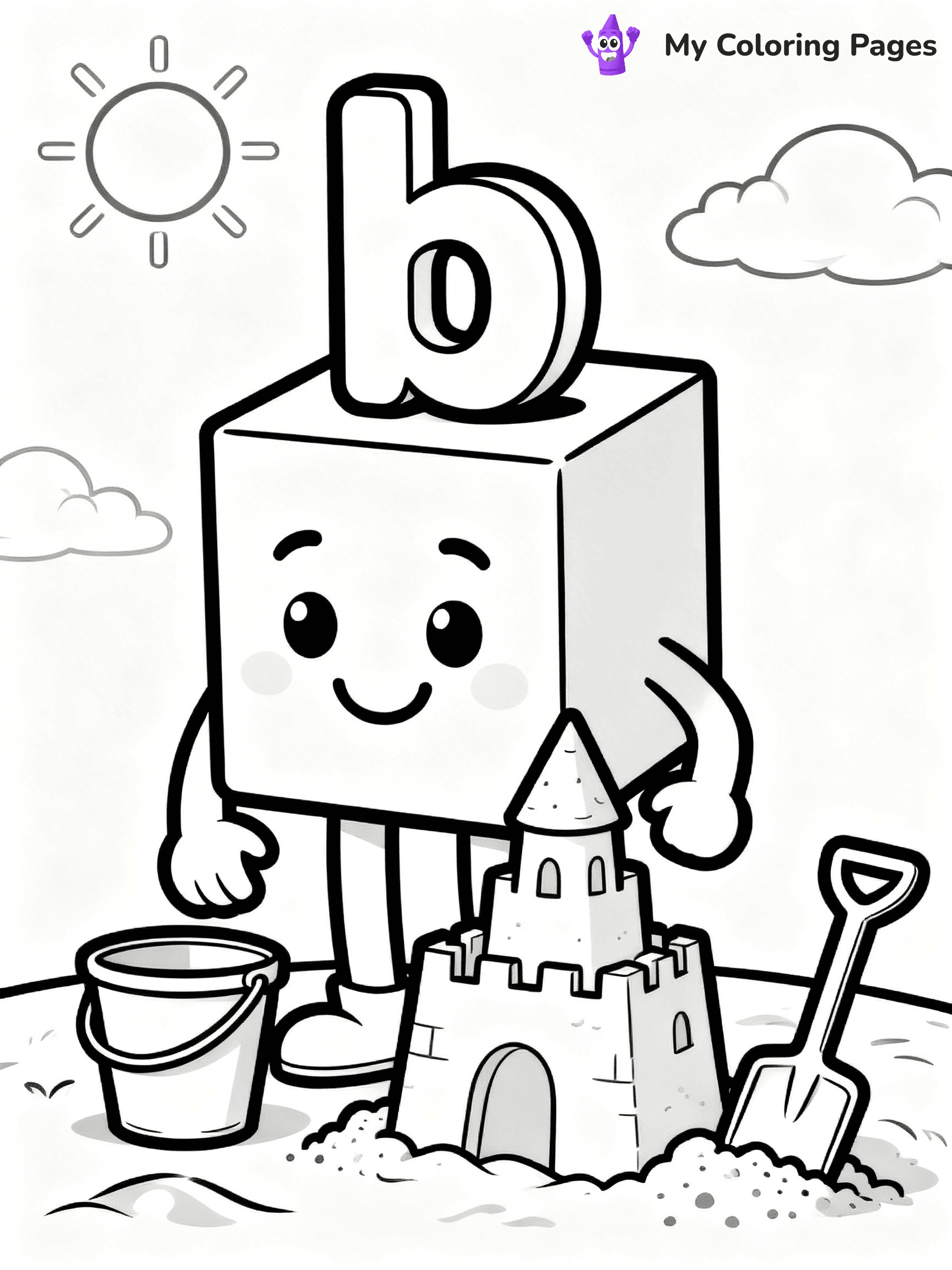 Alphablocks Coloring Pages - 3