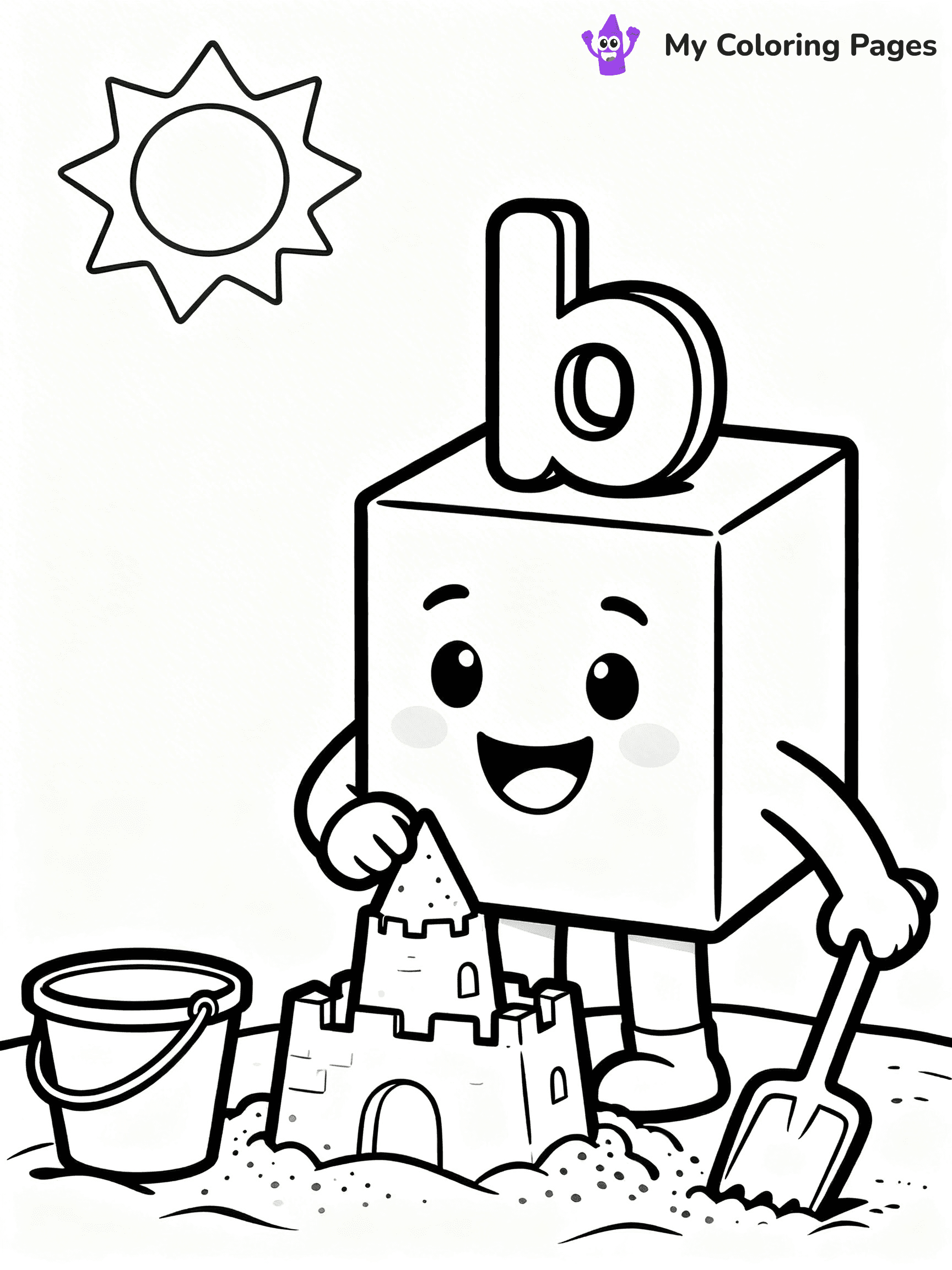 Alphablocks Coloring Pages - 2