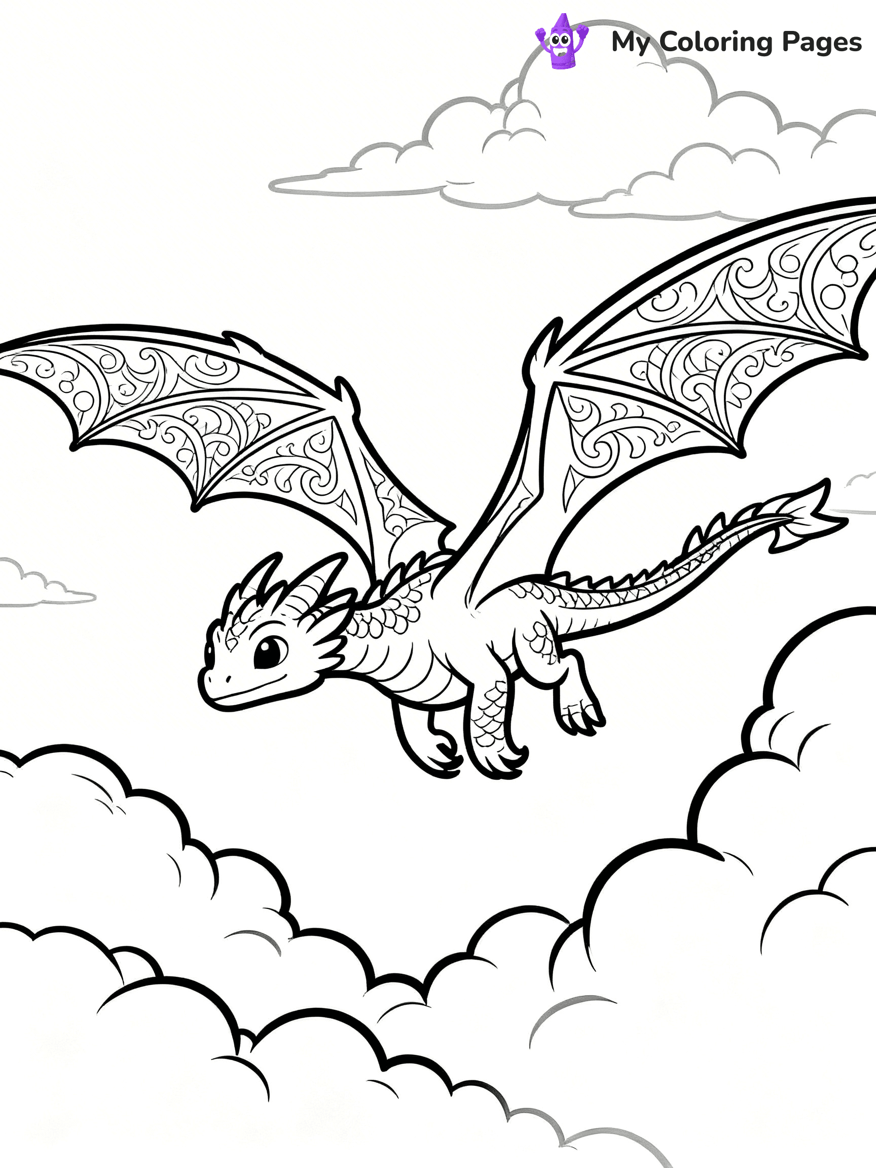 Wings of Fire Coloring Pages Silkwing - 24