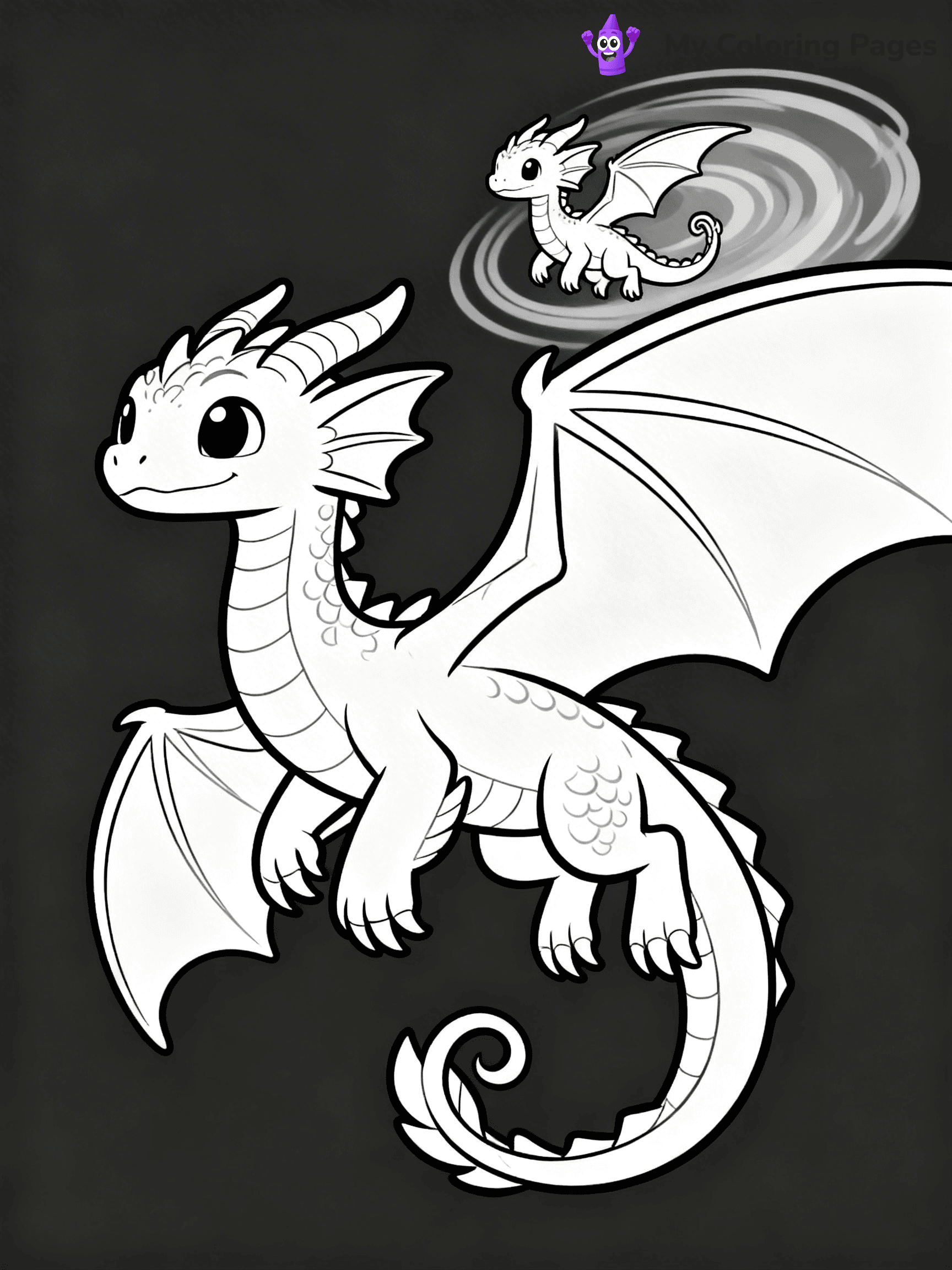 Wings of Fire Coloring Pages Silkwing - 6