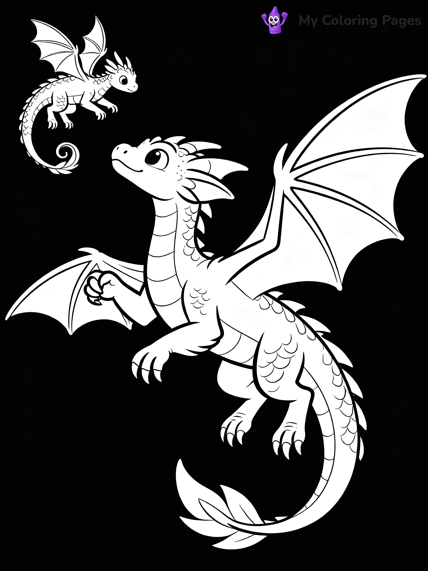 Wings of Fire Coloring Pages Silkwing - 4