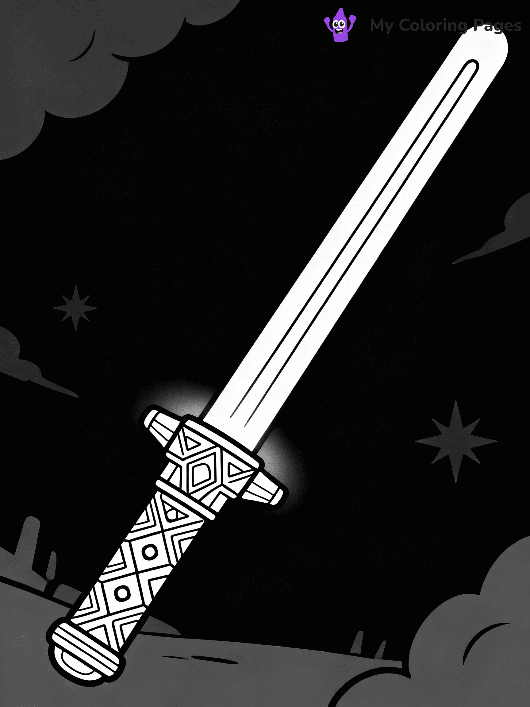 Lightsaber Coloring Pages - 28