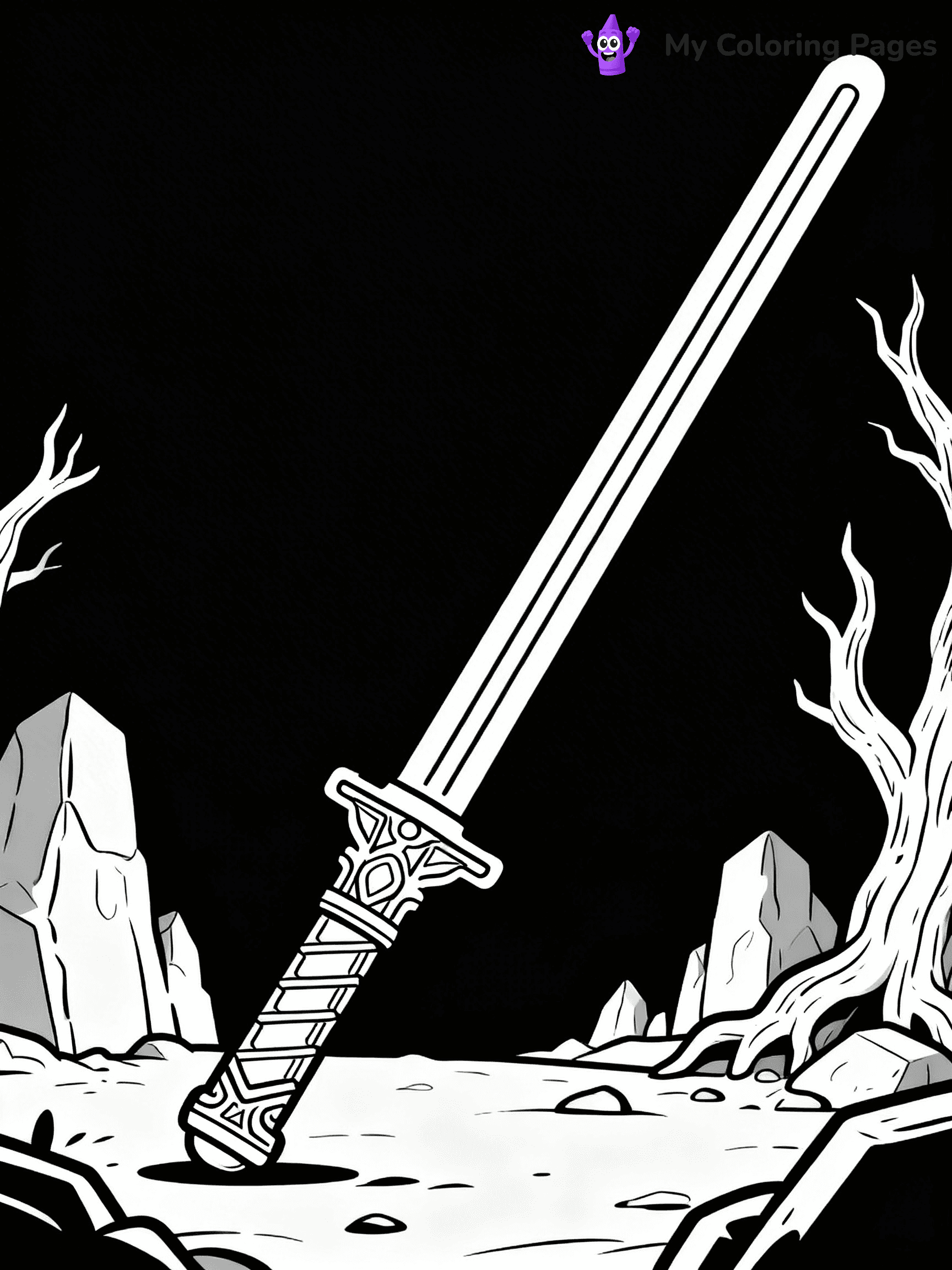 Lightsaber Coloring Pages - 27