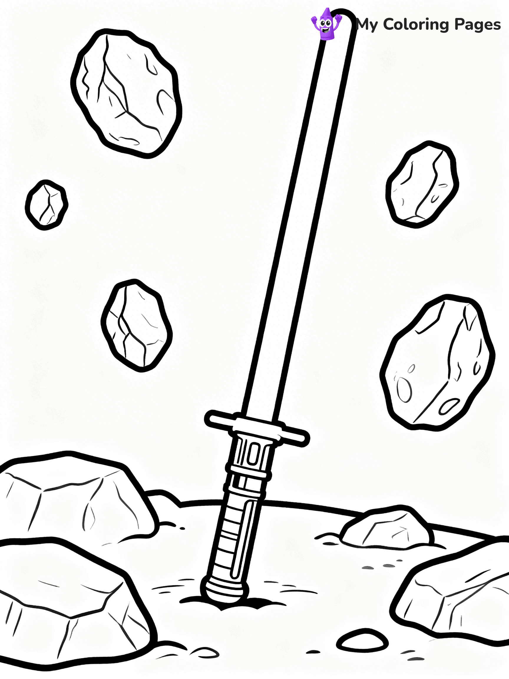 Lightsaber Coloring Pages - 23