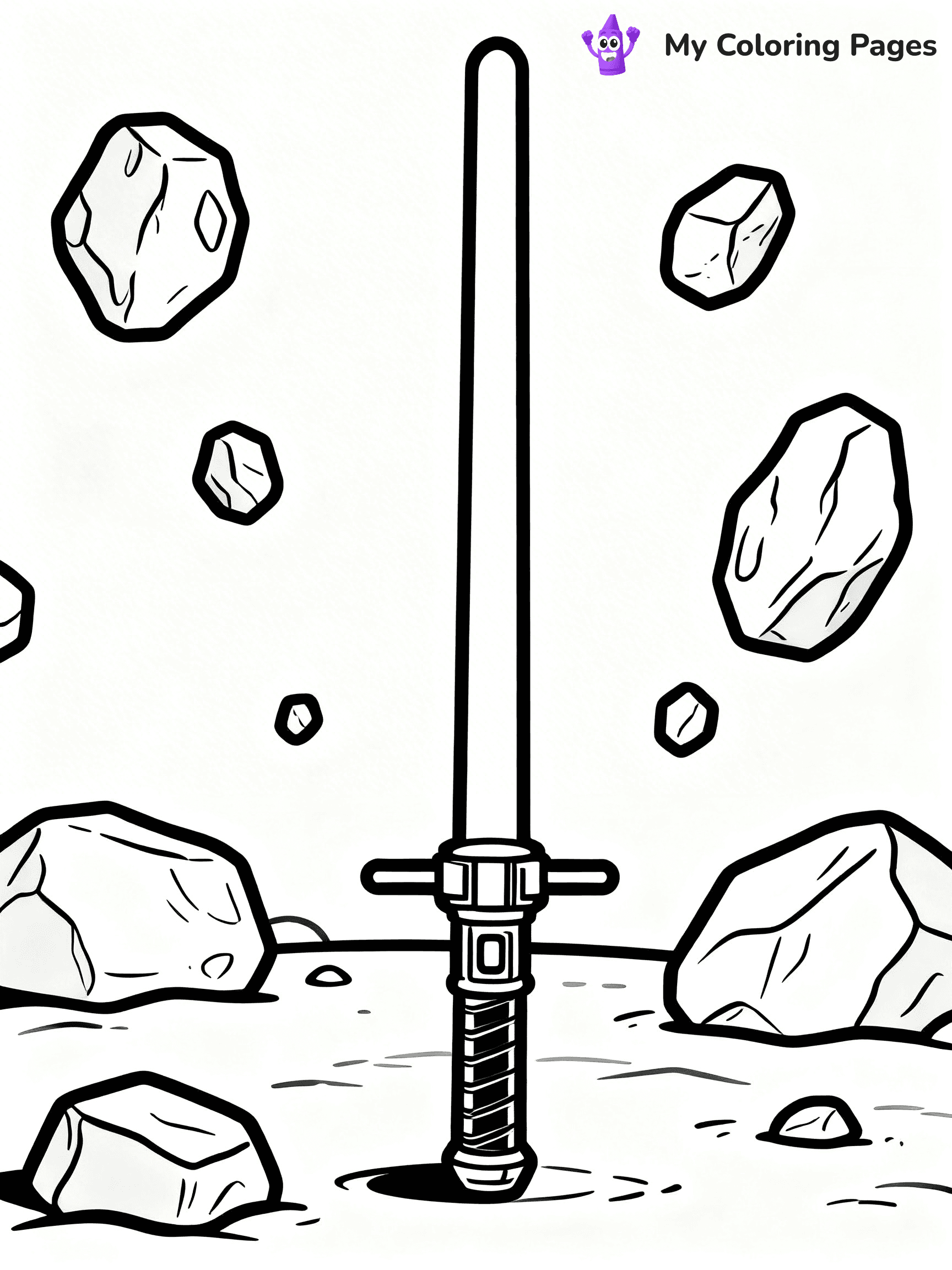 Lightsaber Coloring Pages - 22