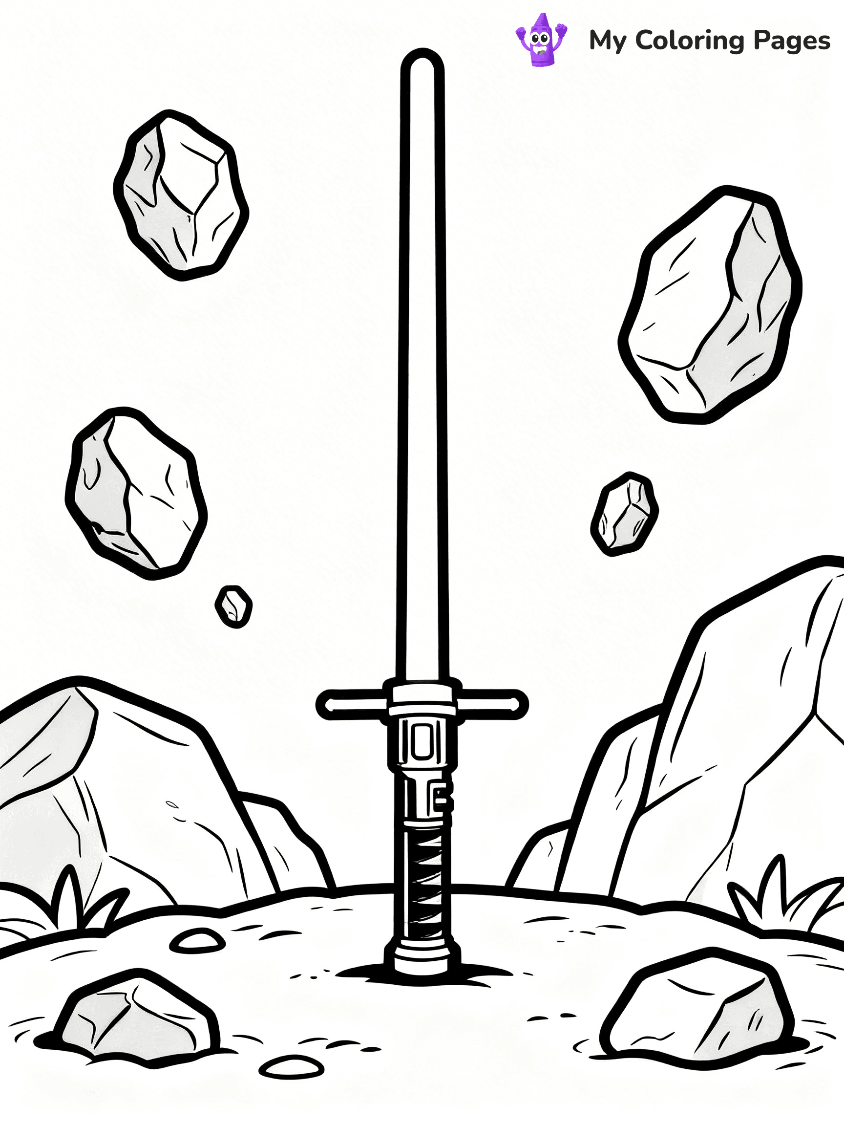 Lightsaber Coloring Pages - 19