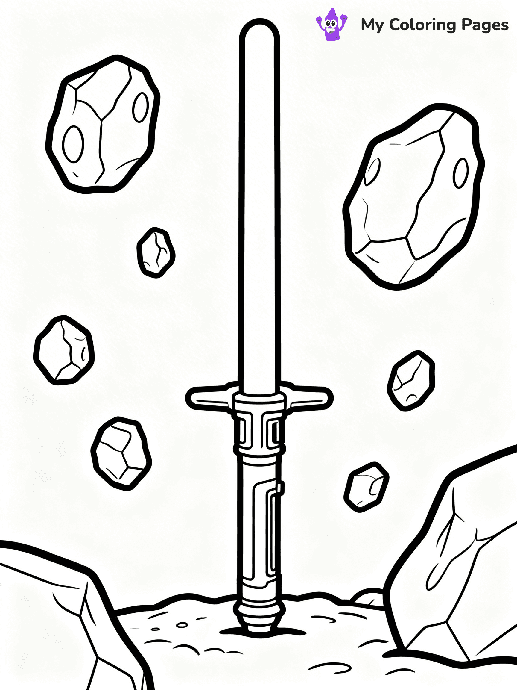 Lightsaber Coloring Pages - 18