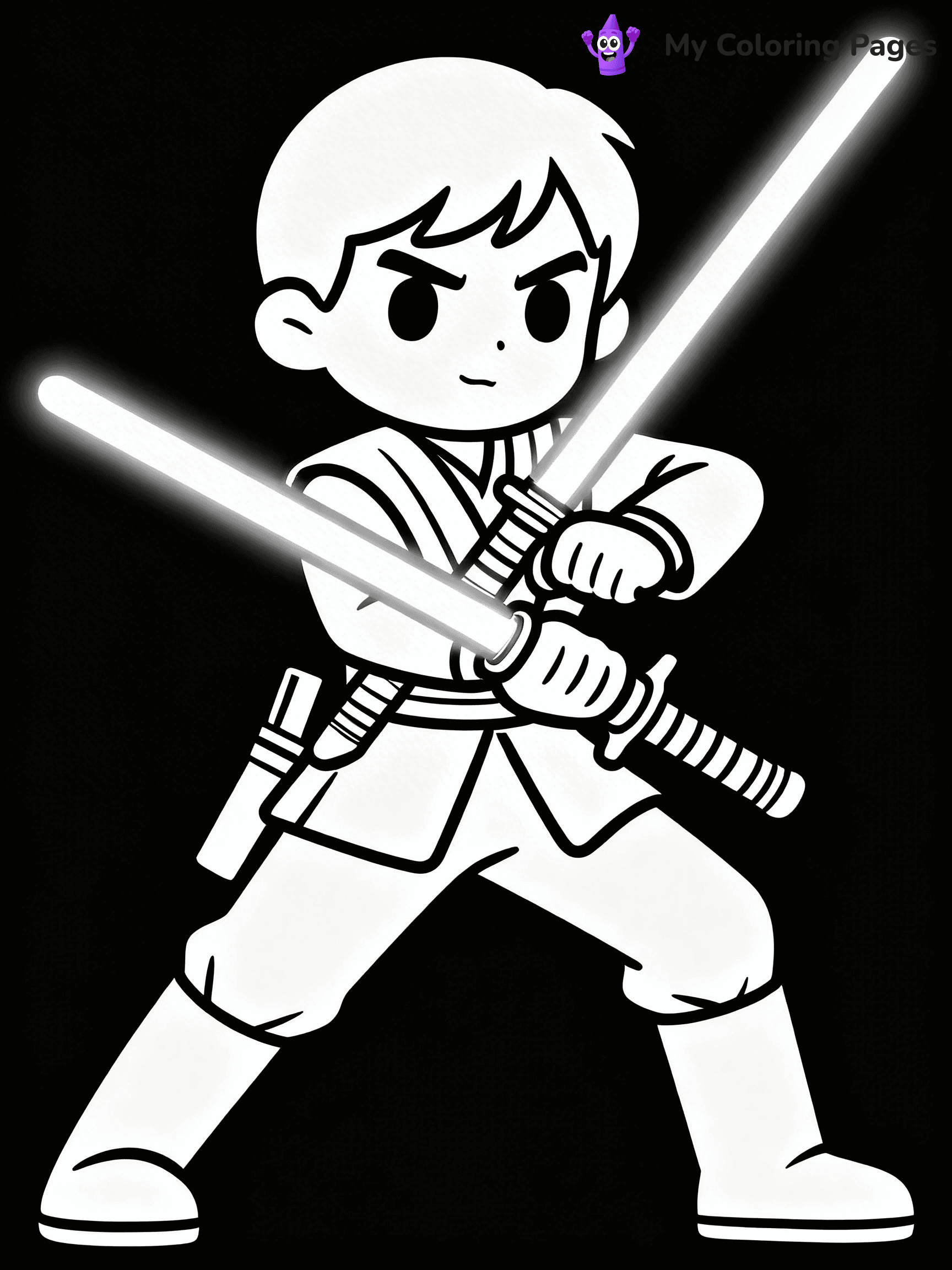 Lightsaber Coloring Pages - 13