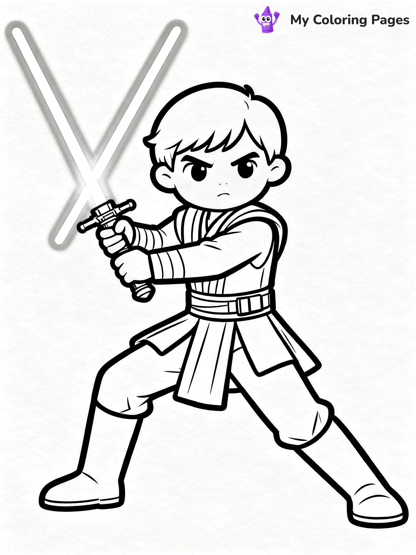 Lightsaber Coloring Pages - 12