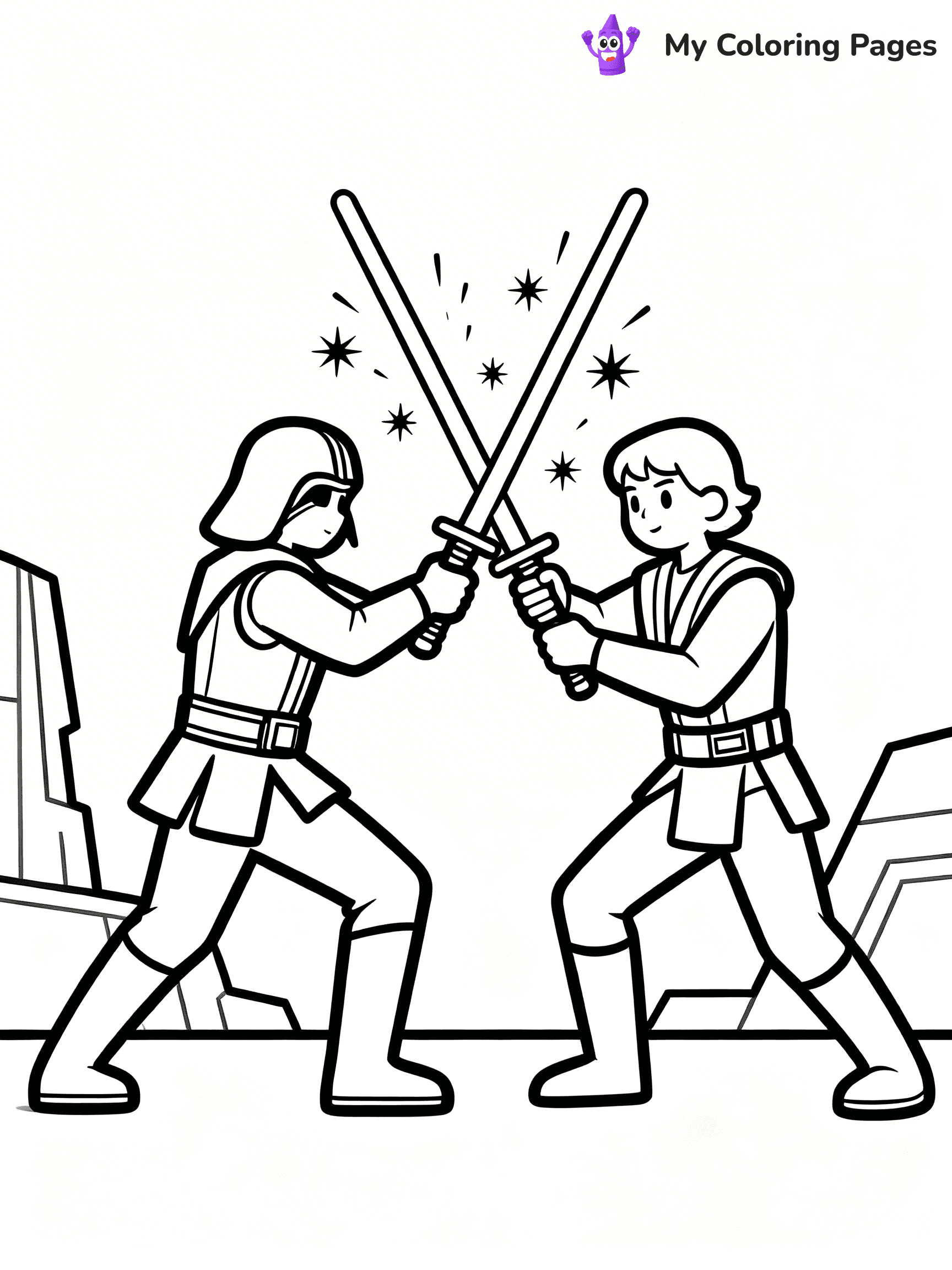 Lightsaber Coloring Pages - 11