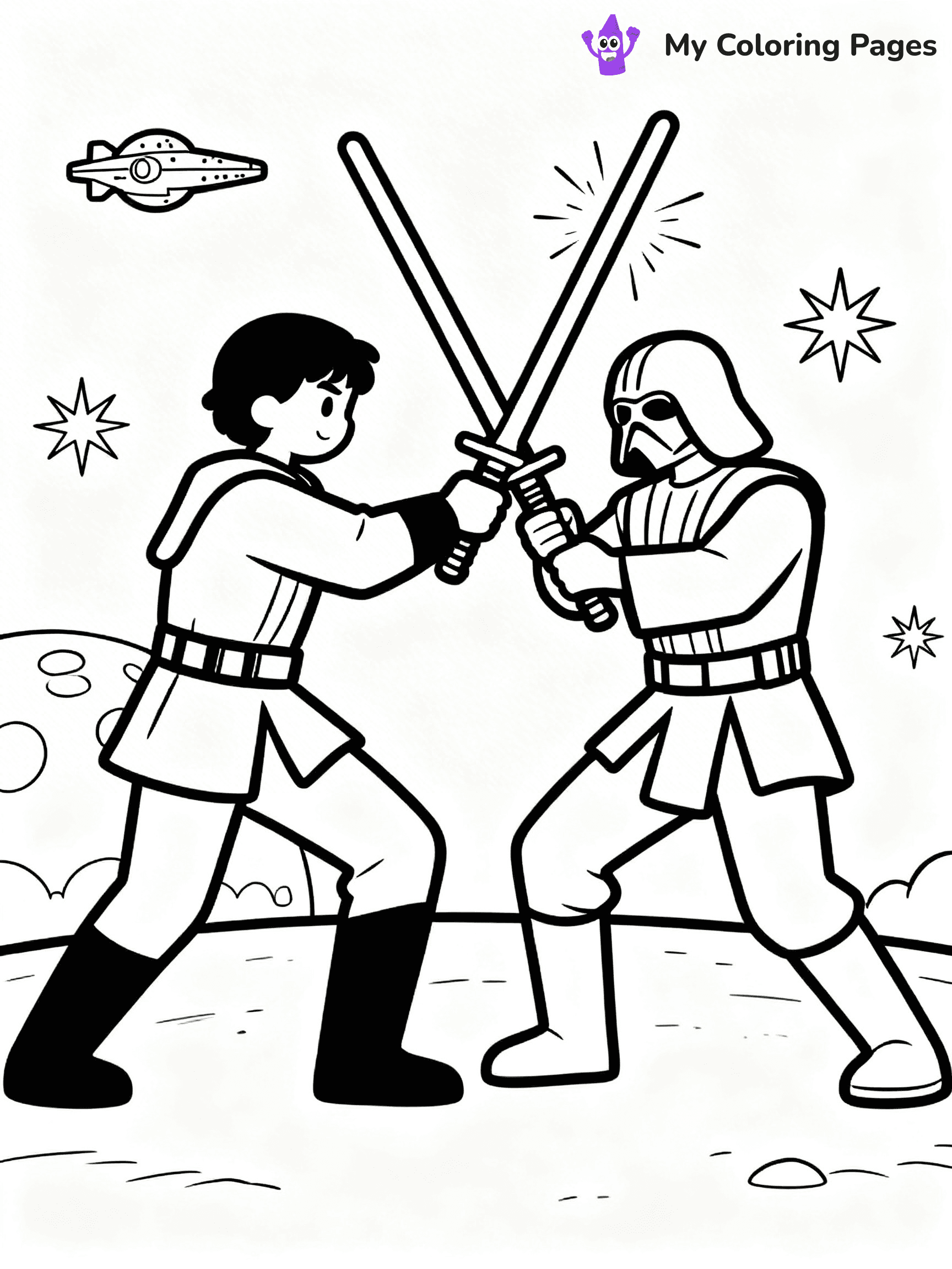 Lightsaber Coloring Pages - 10