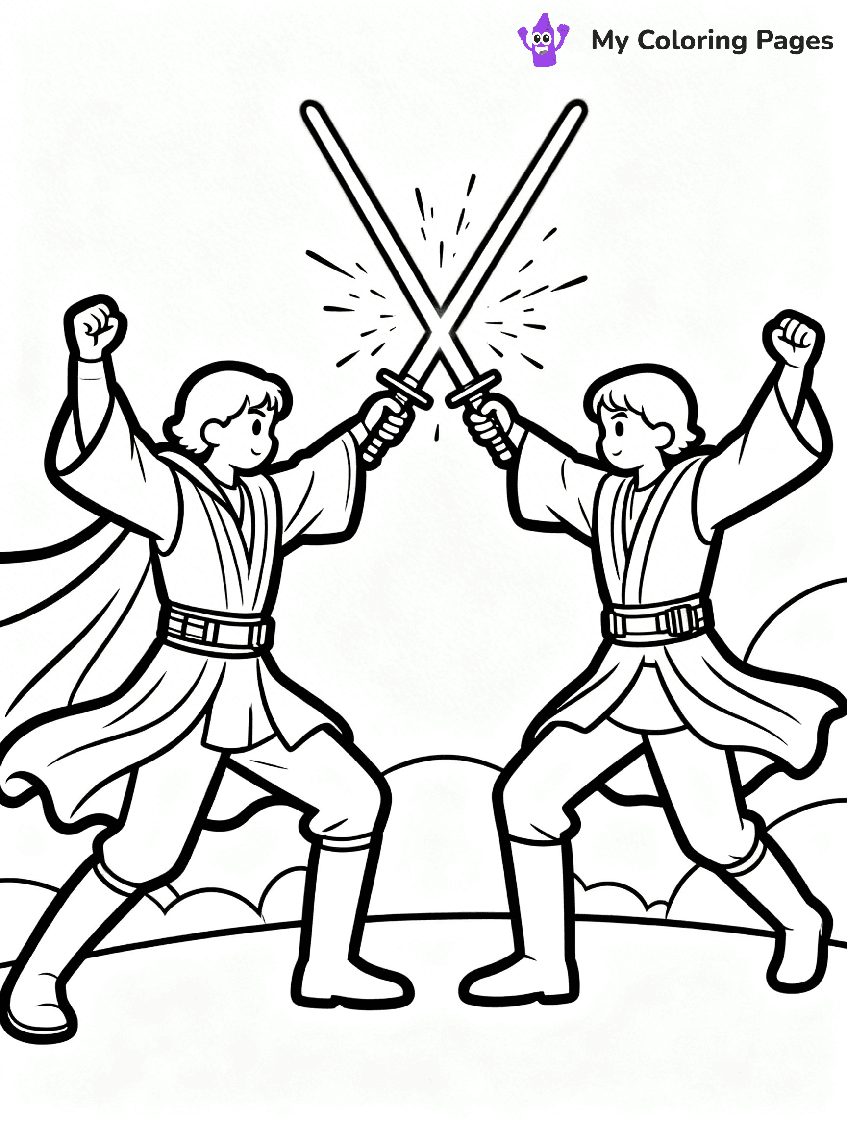 Lightsaber Coloring Pages - 9