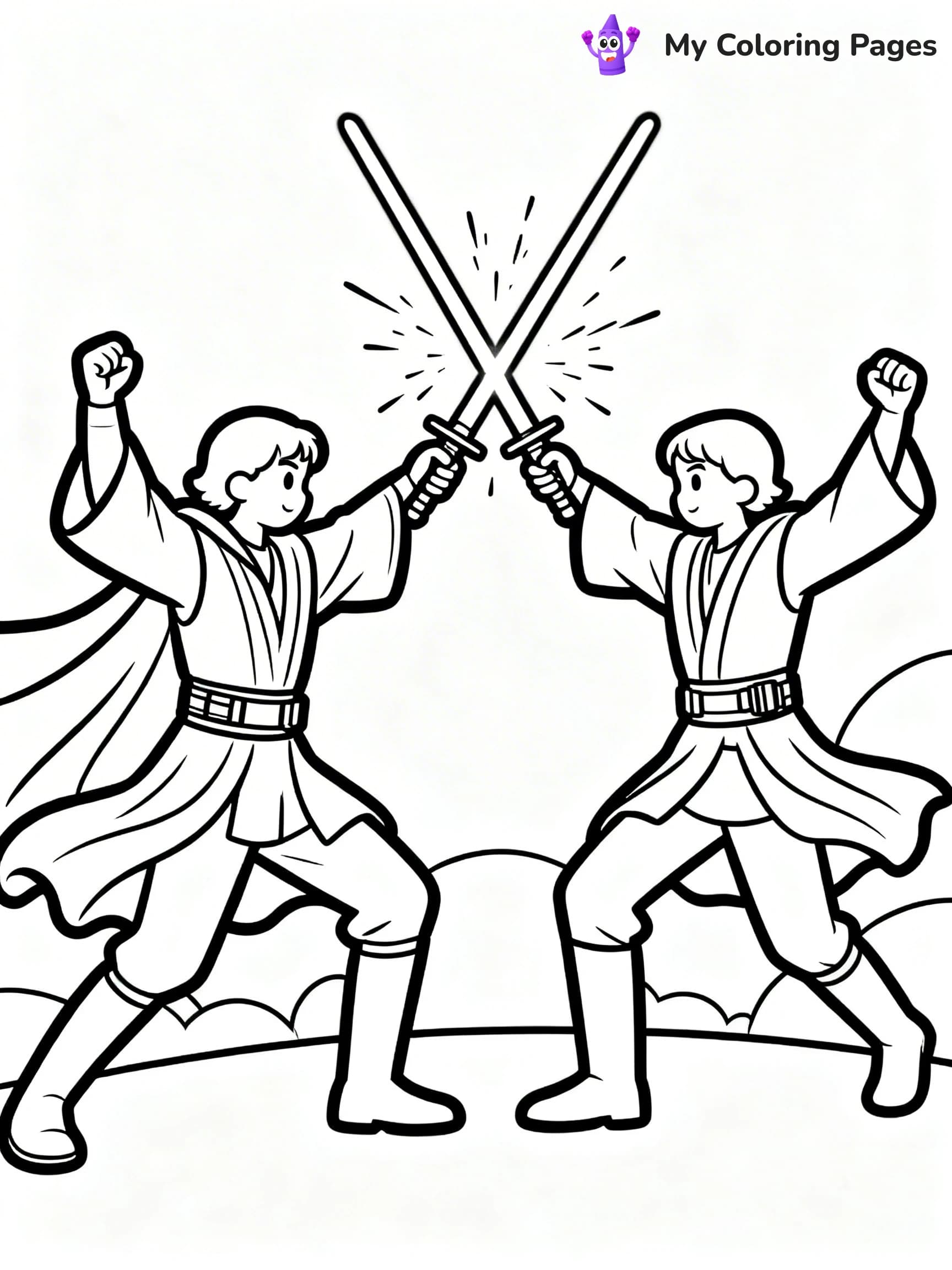 Lightsaber Coloring Pages - 16