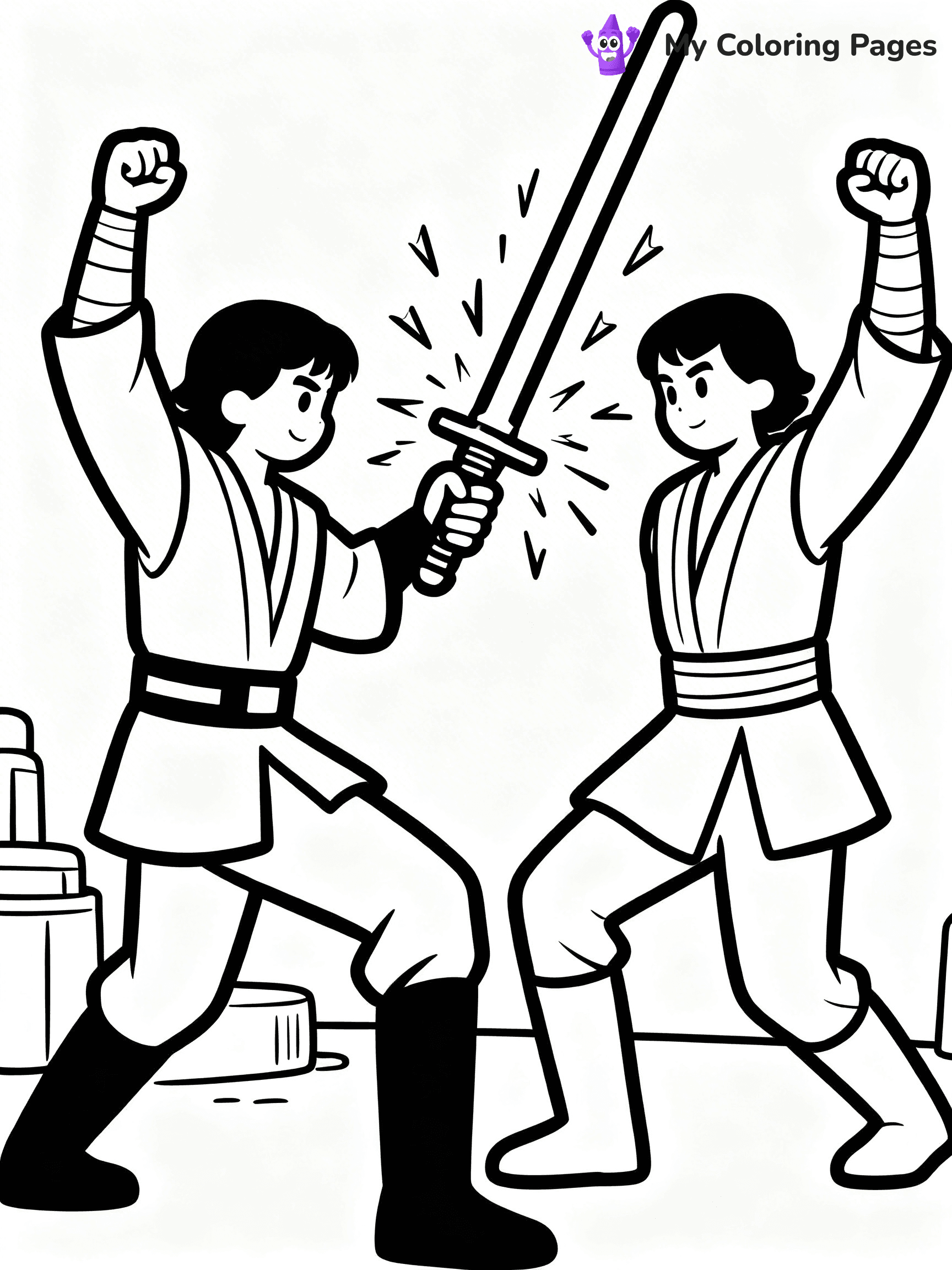 Lightsaber Coloring Pages - 8