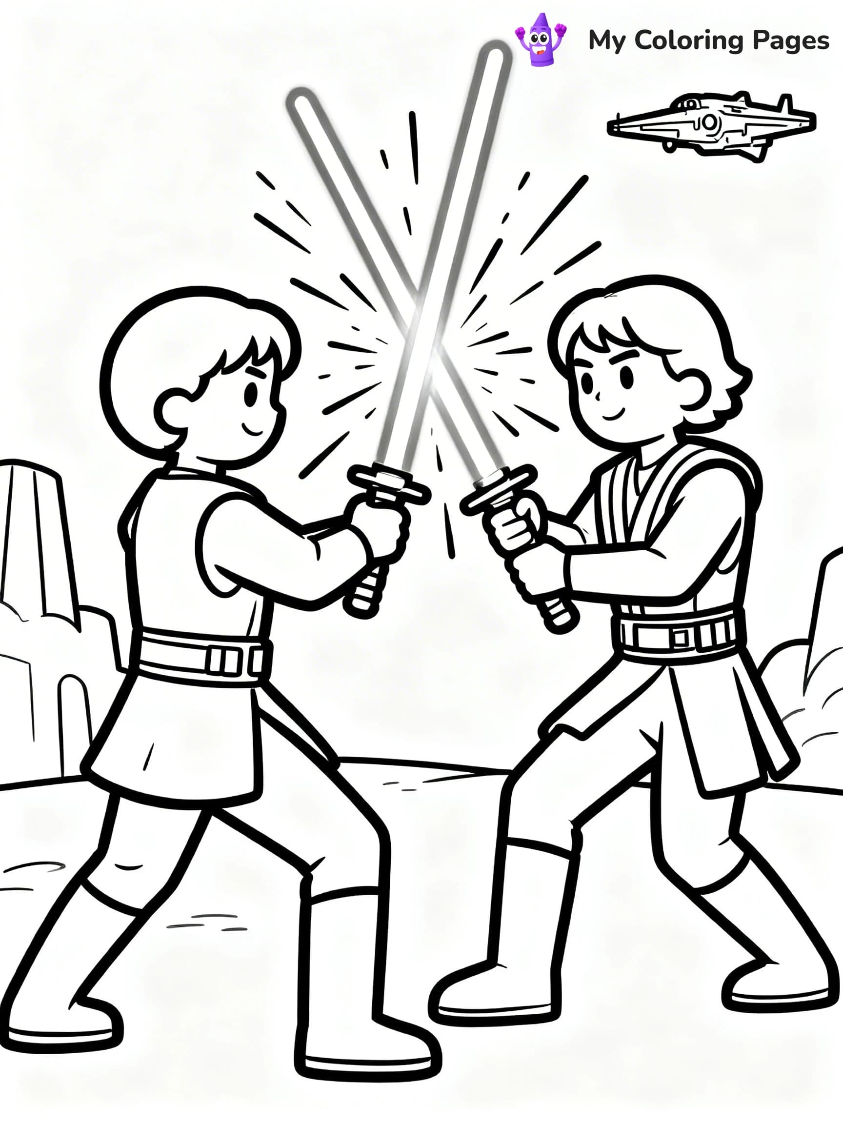 Lightsaber Coloring Pages - 15