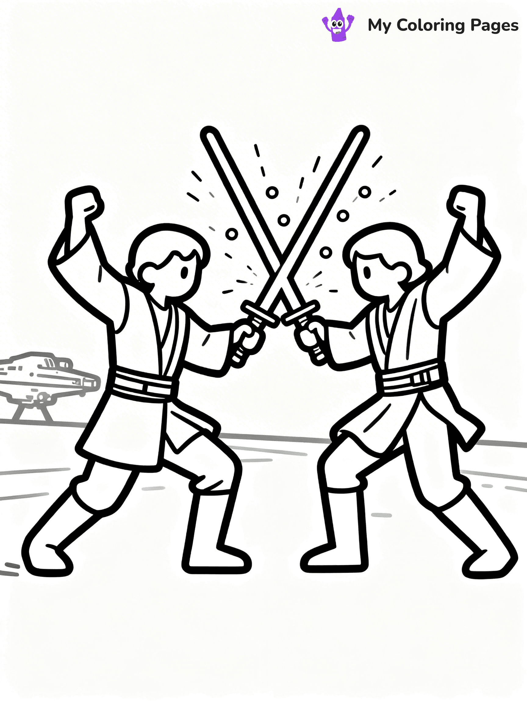 Lightsaber Coloring Pages - 6