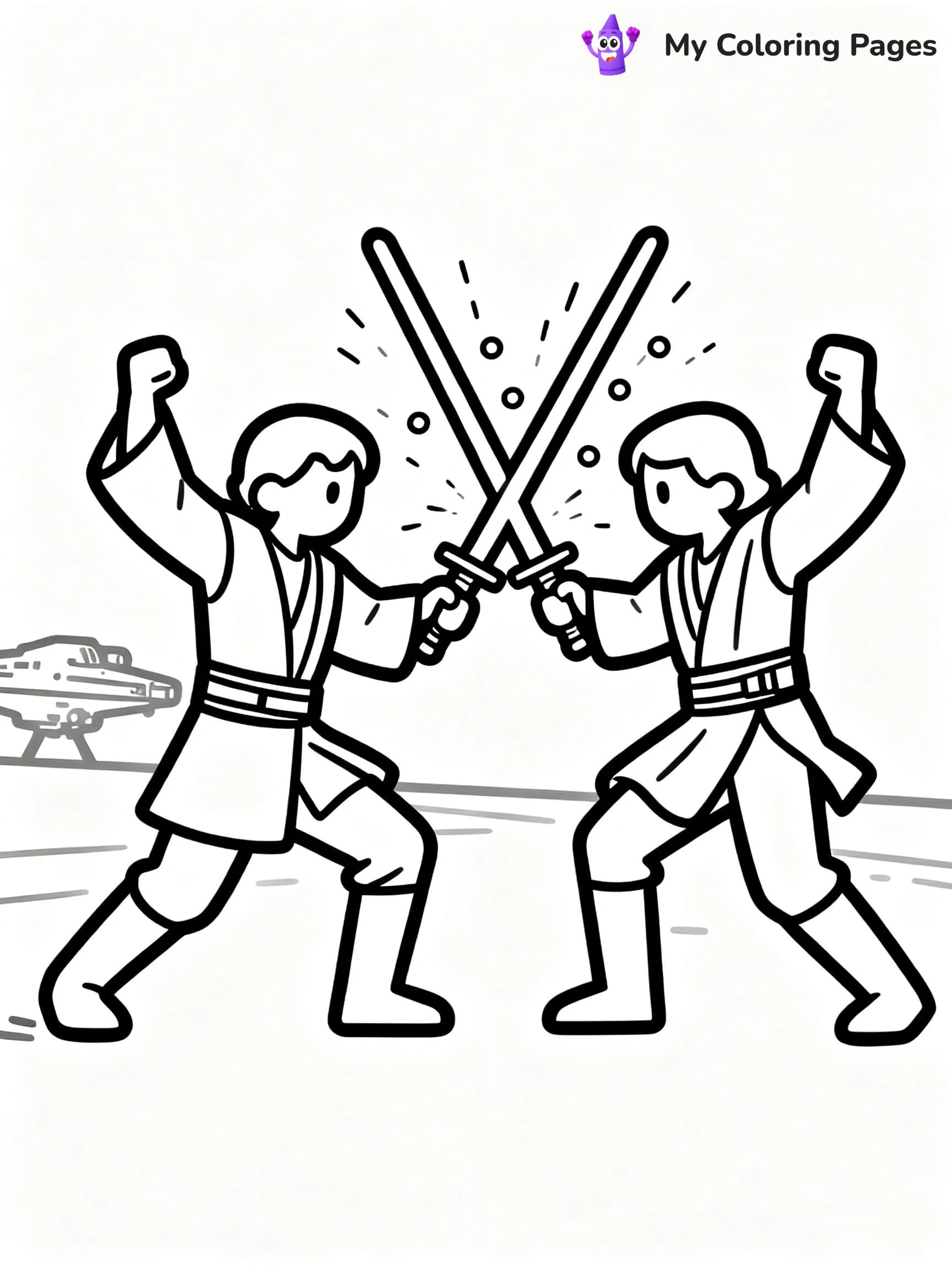 Lightsaber Coloring Pages - 14