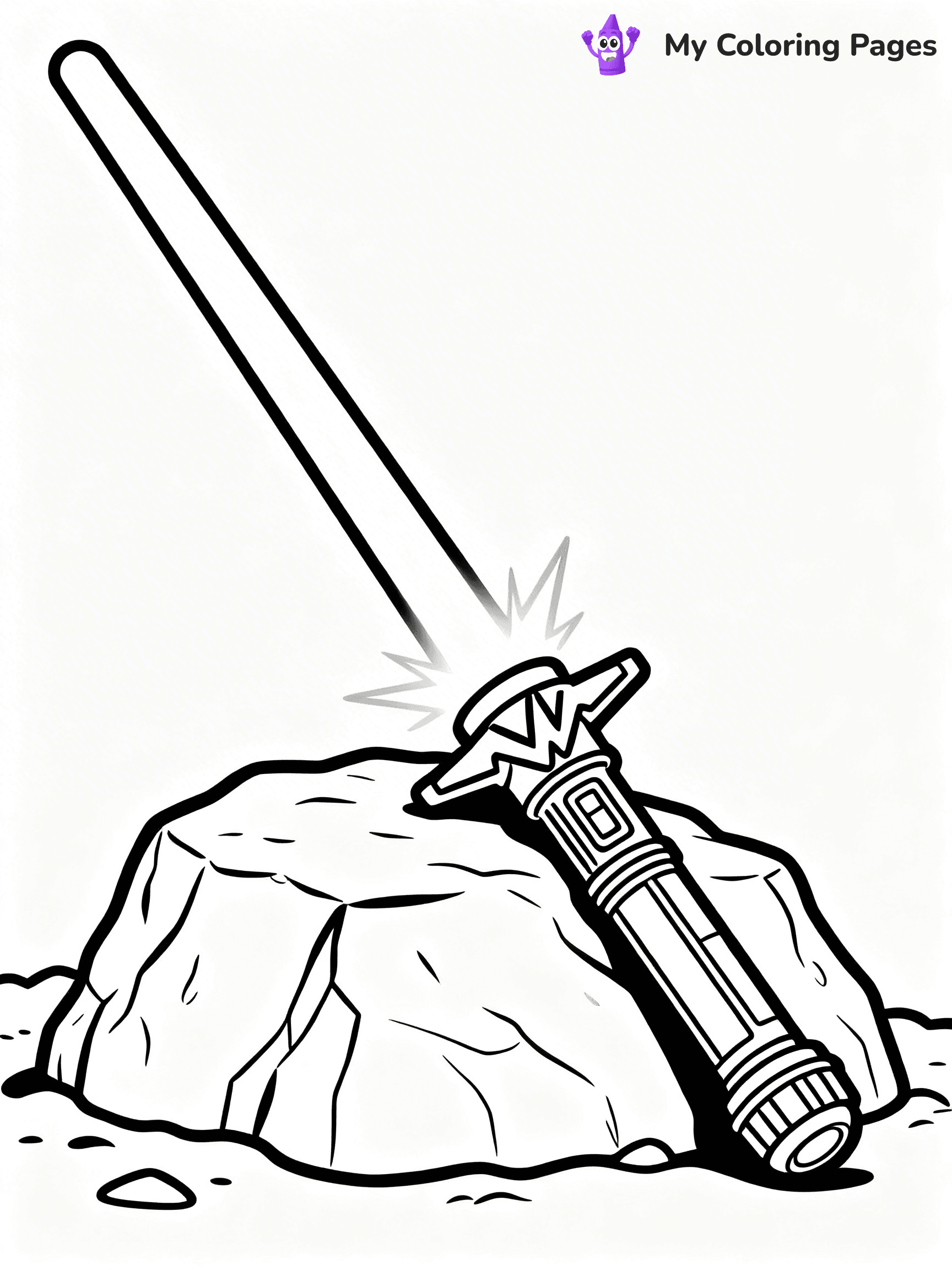 Lightsaber Coloring Pages - 4