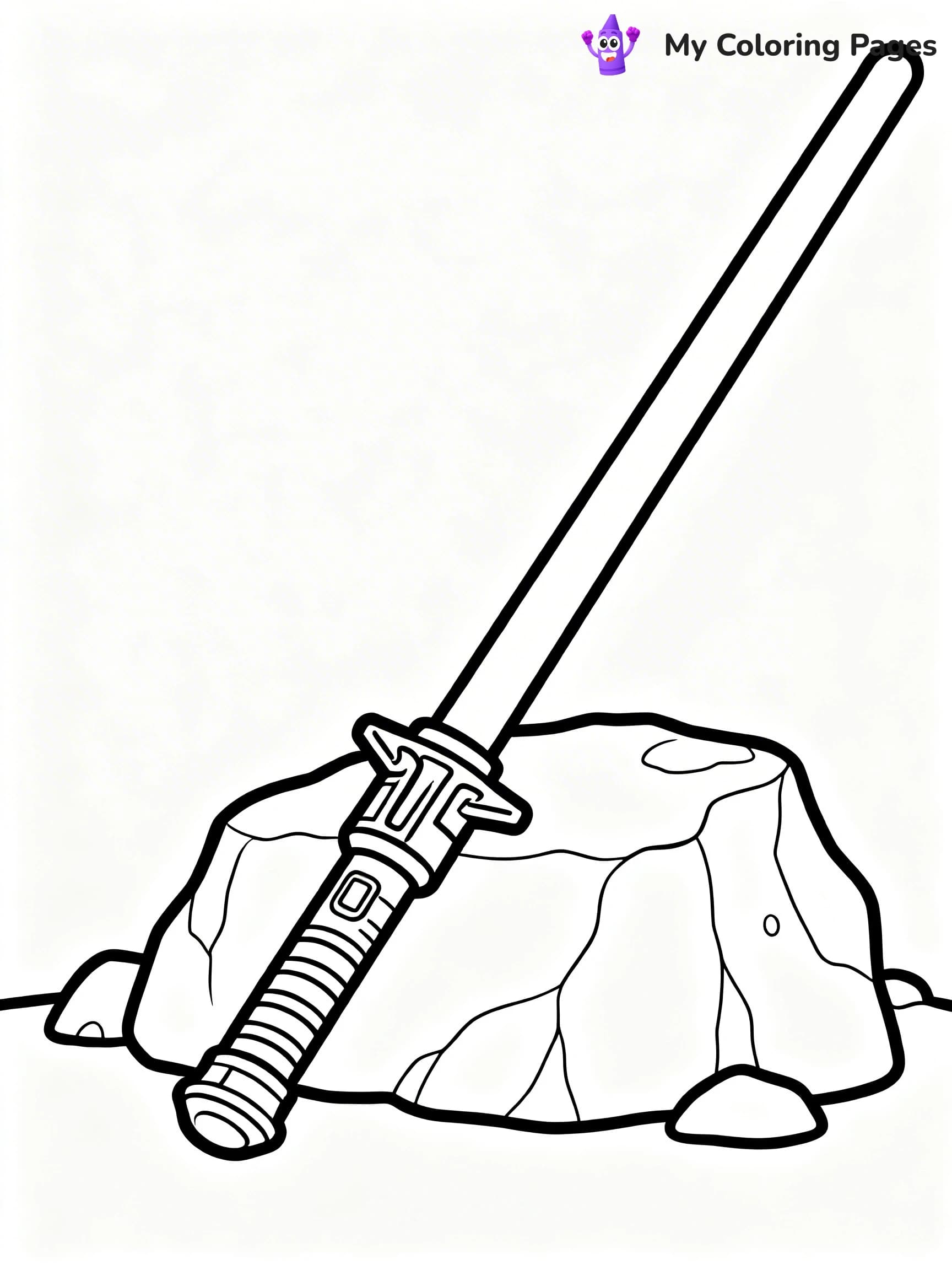 Lightsaber Coloring Pages - 11