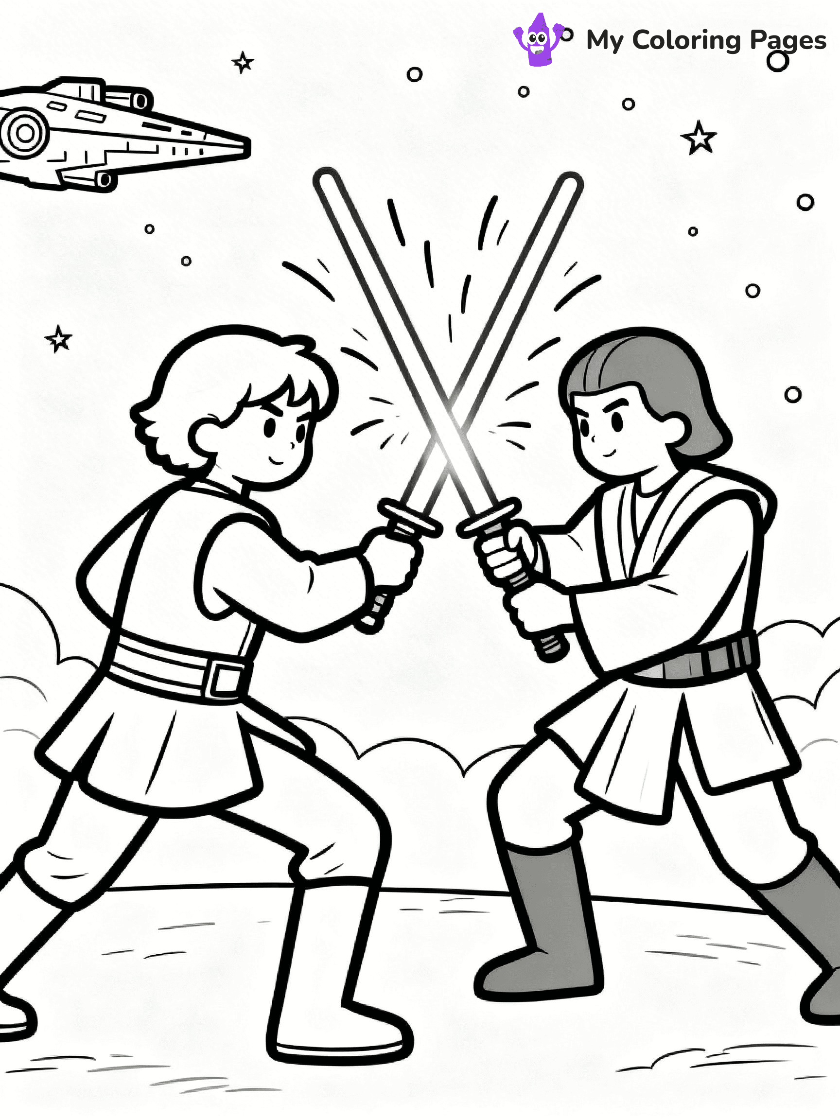 Lightsaber Coloring Pages - 8