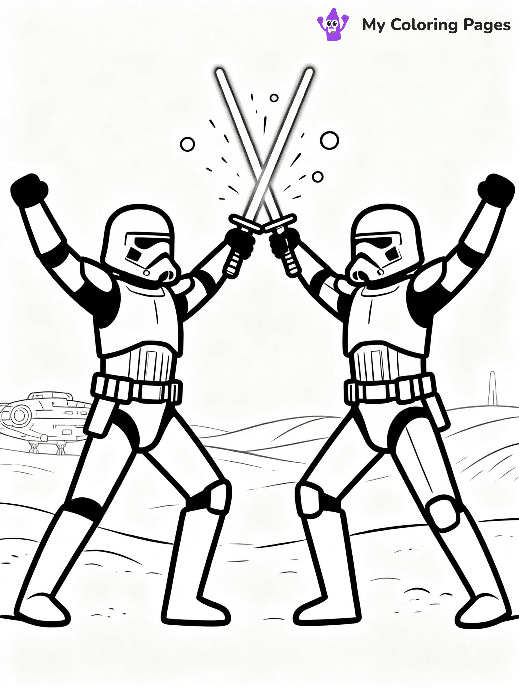 Lightsaber Coloring Pages - 7