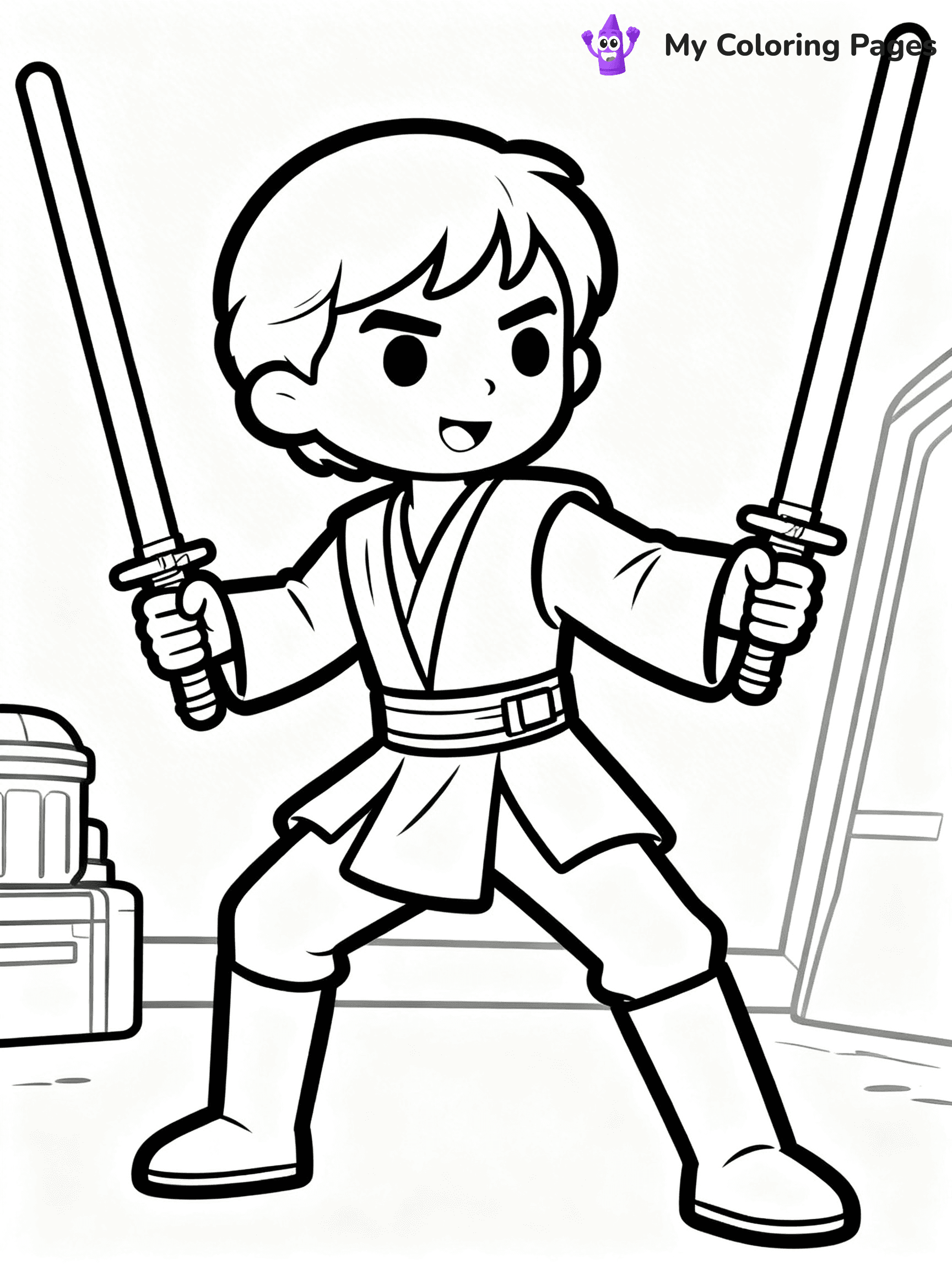 Lightsaber Coloring Pages - 6