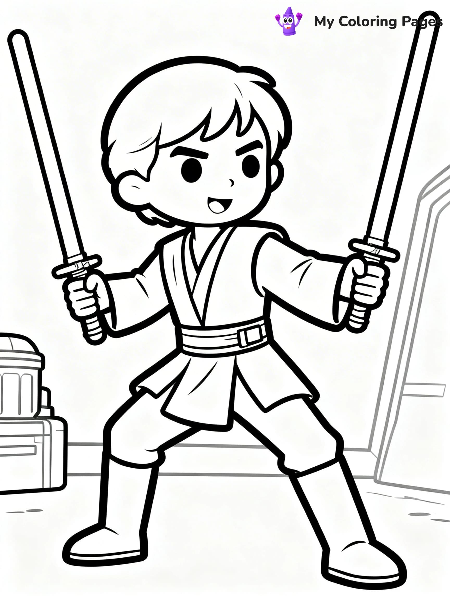 Lightsaber Coloring Pages - 6
