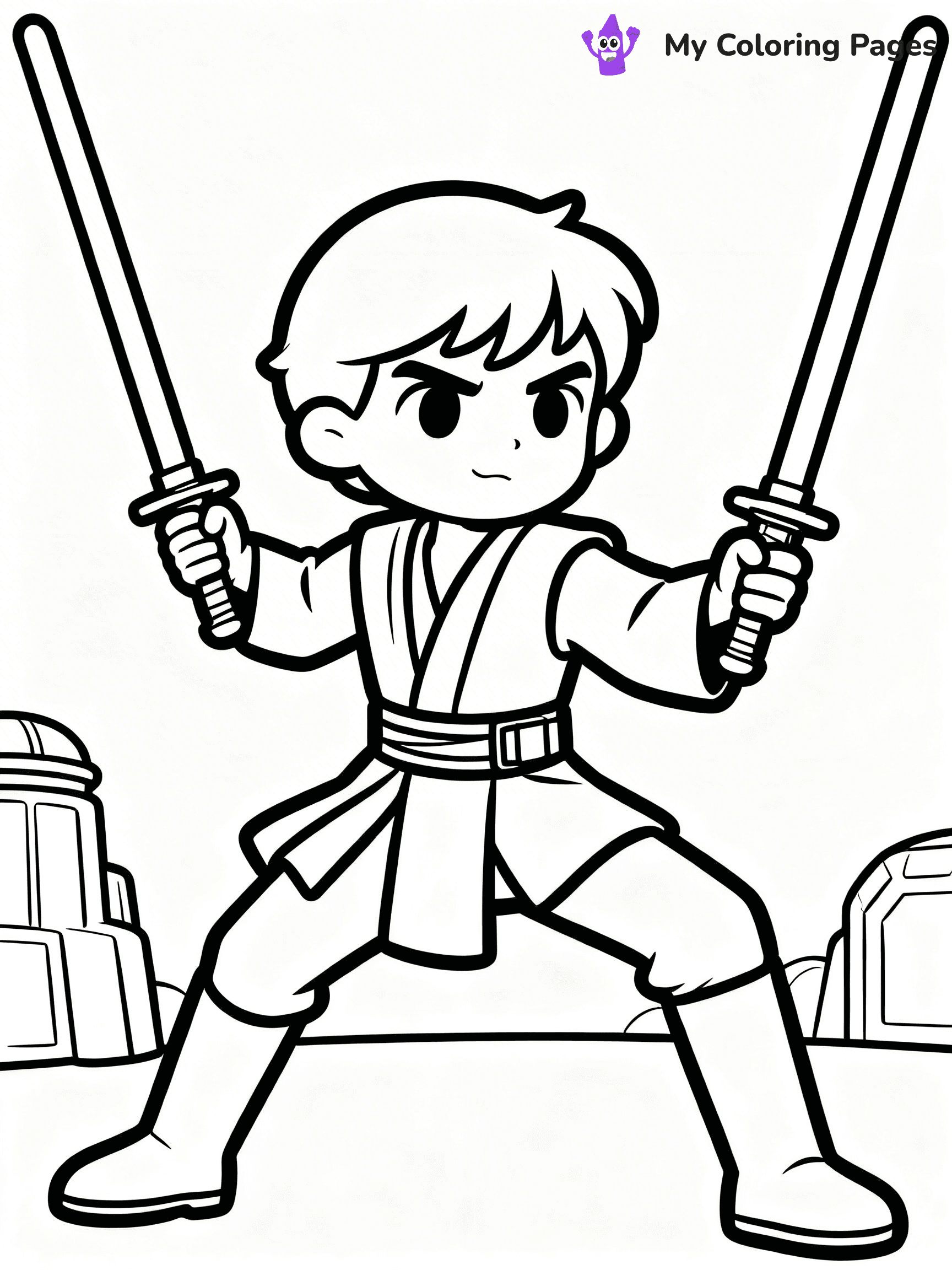Lightsaber Coloring Pages - 3
