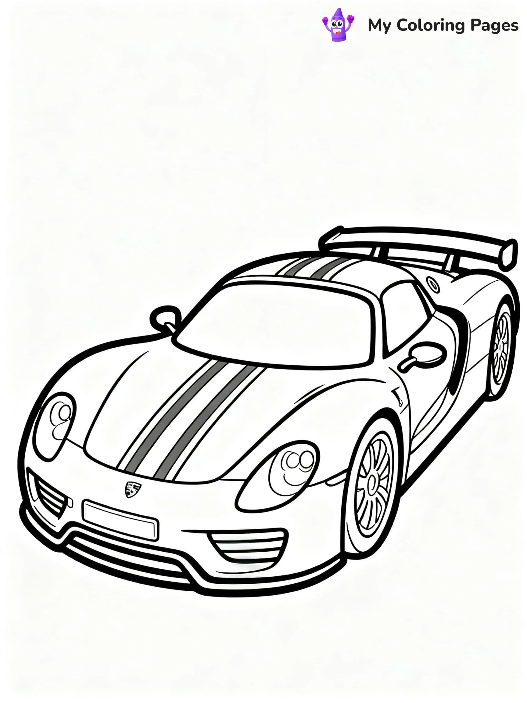 Porsche Coloring Pages - 23
