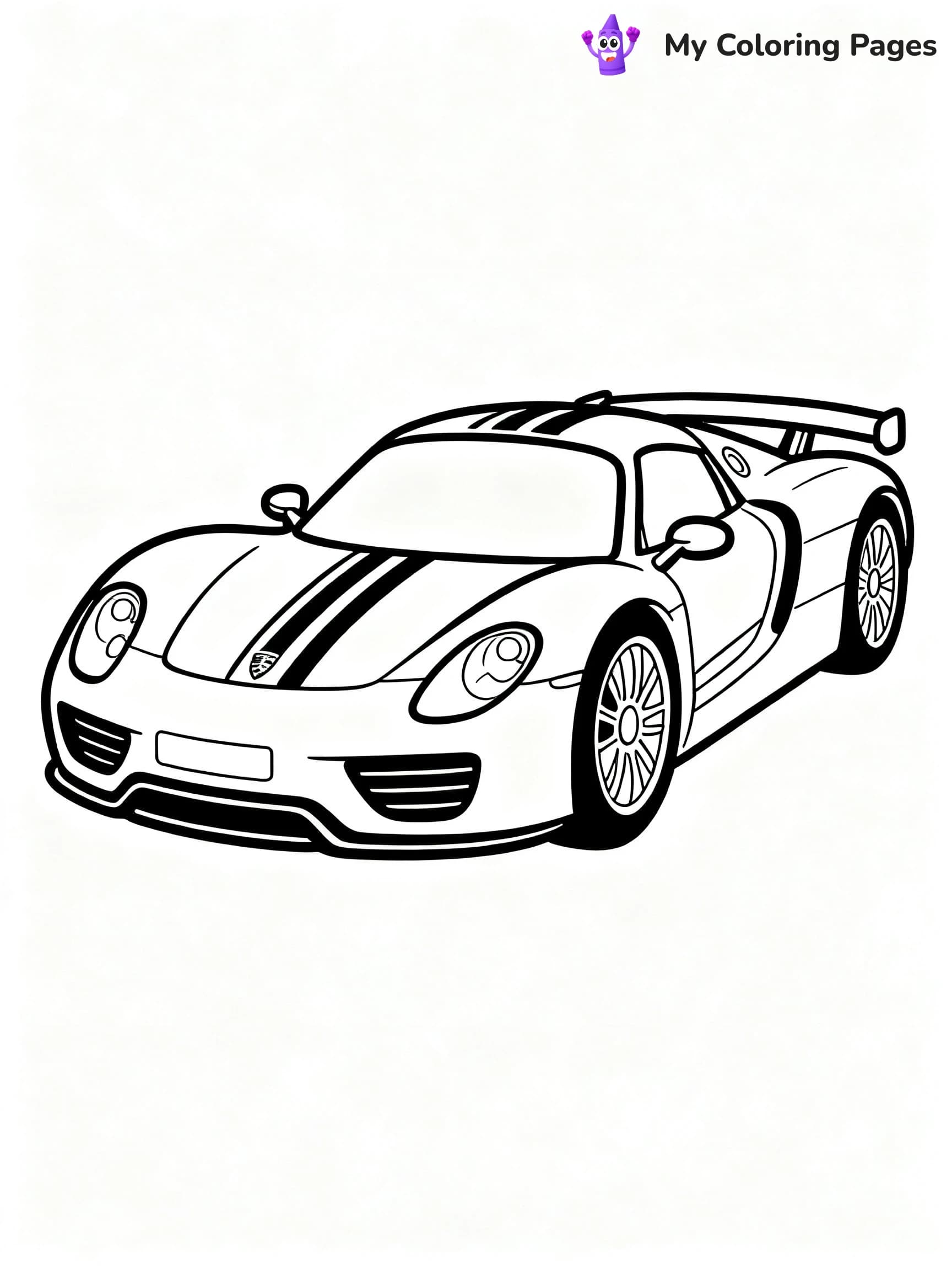 Porsche Coloring Pages - 22