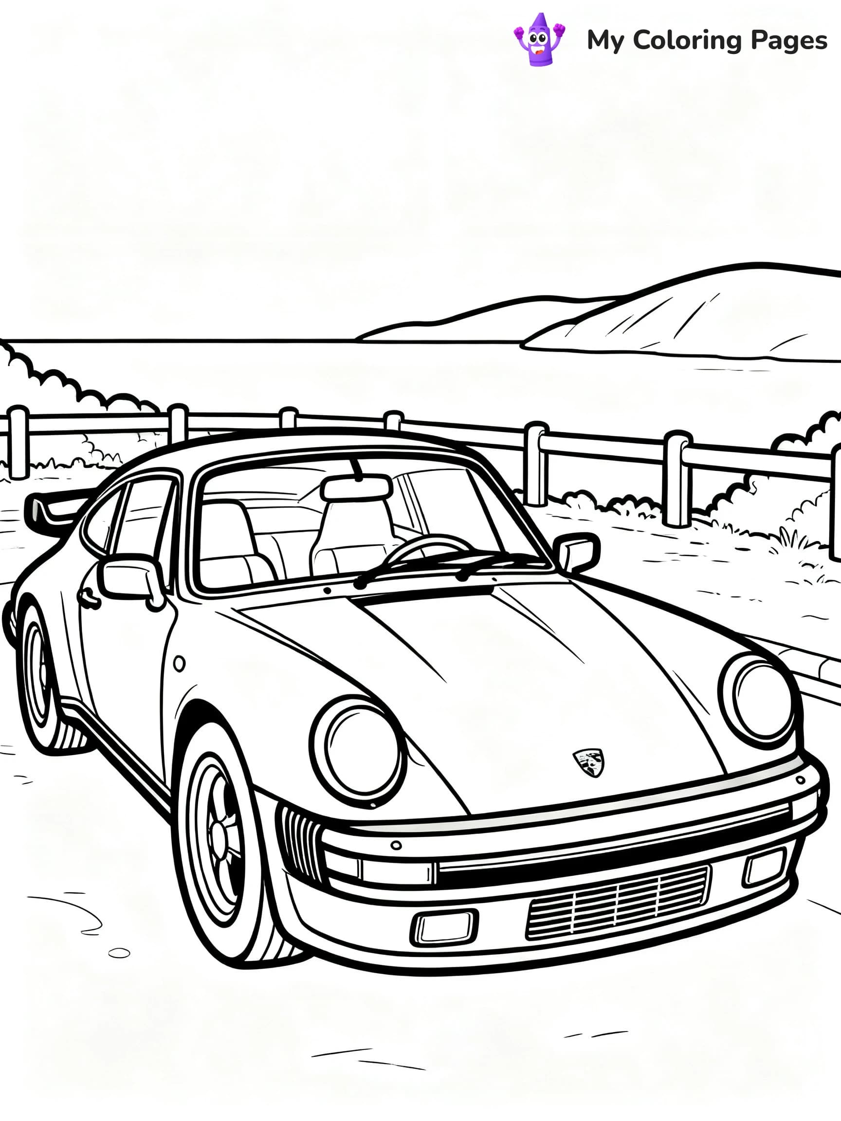 Porsche Coloring Pages - 18