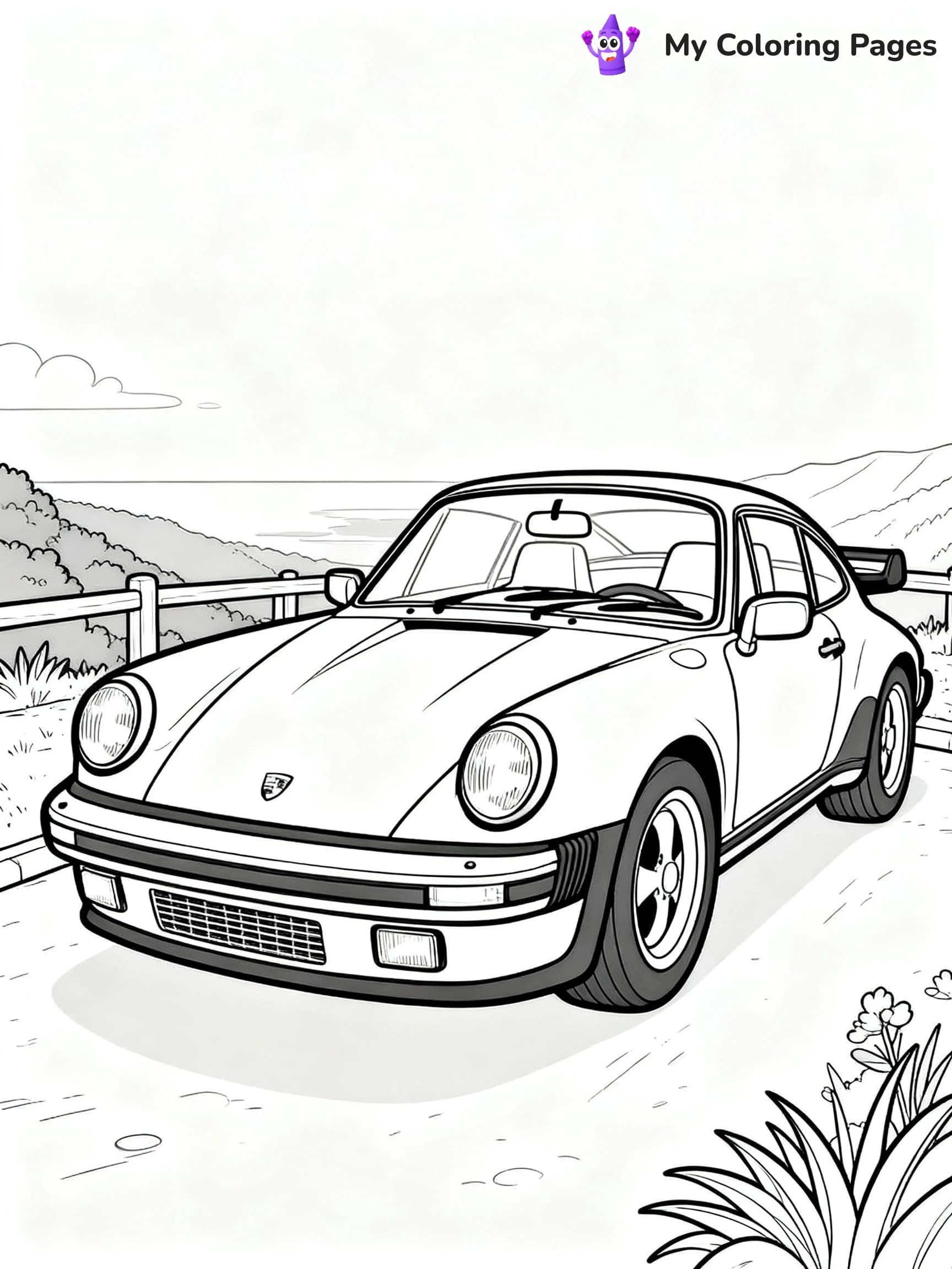 Porsche Coloring Pages - 15