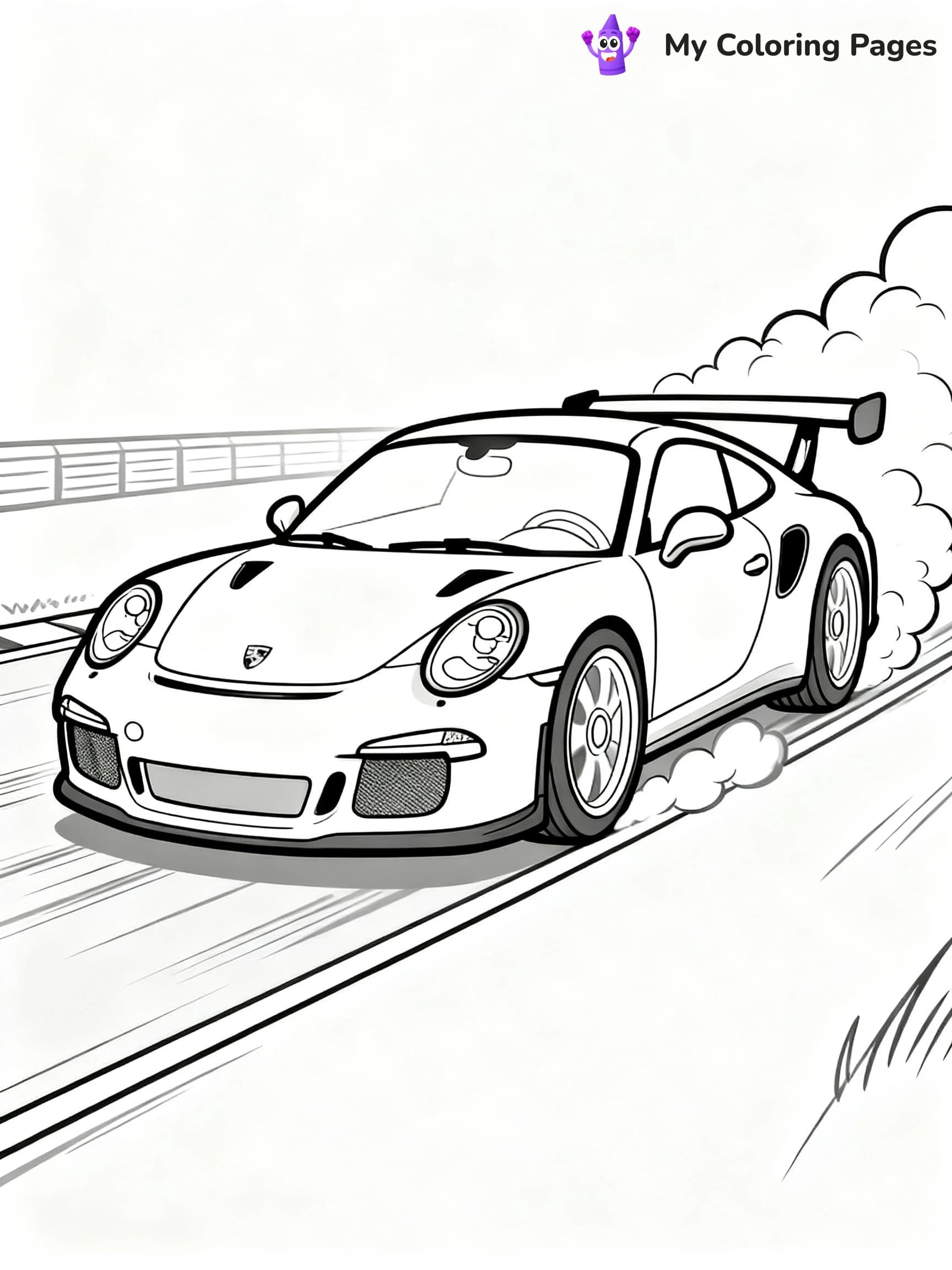 Porsche Coloring Pages - 14