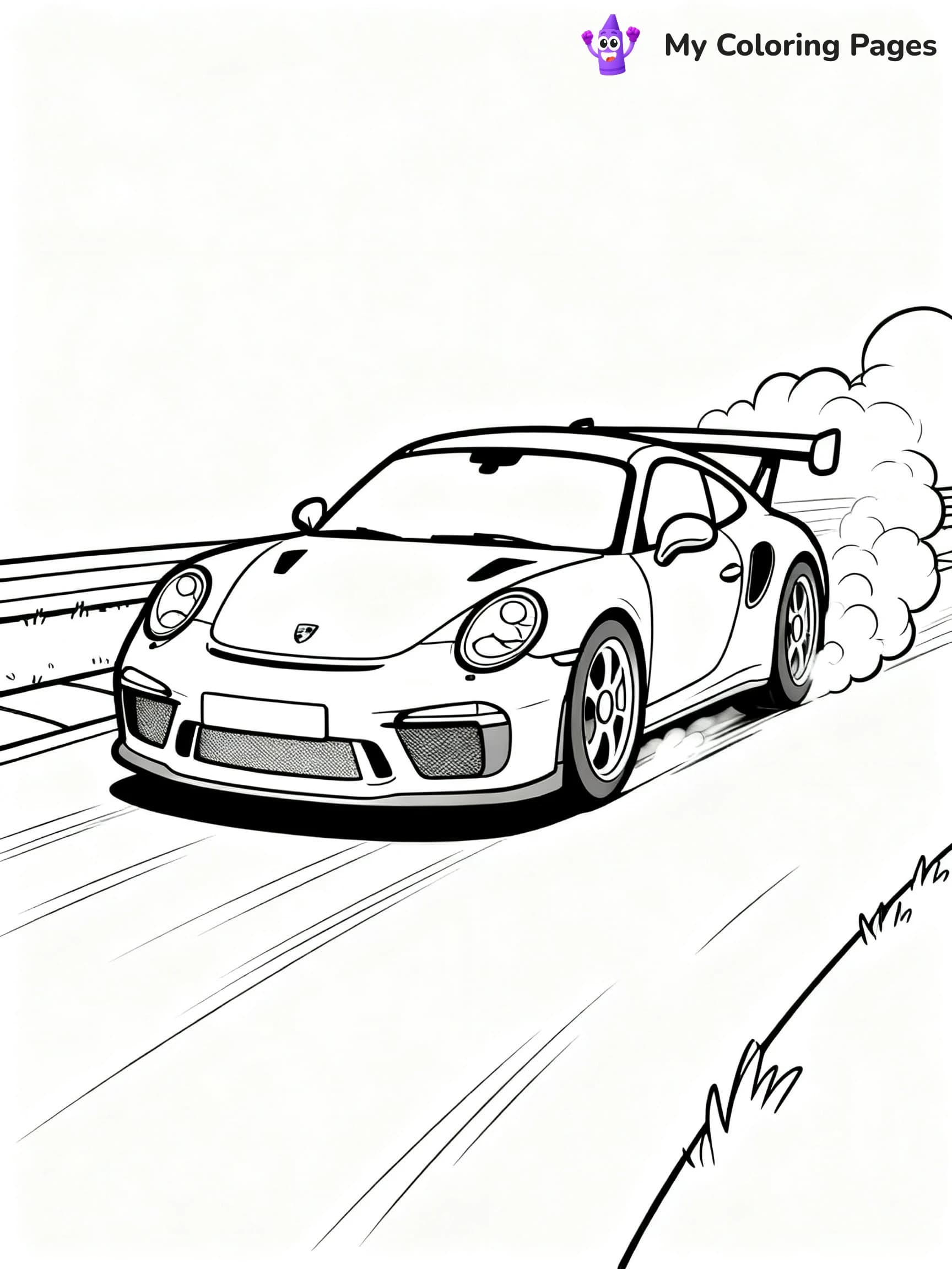 Porsche Coloring Pages - 13
