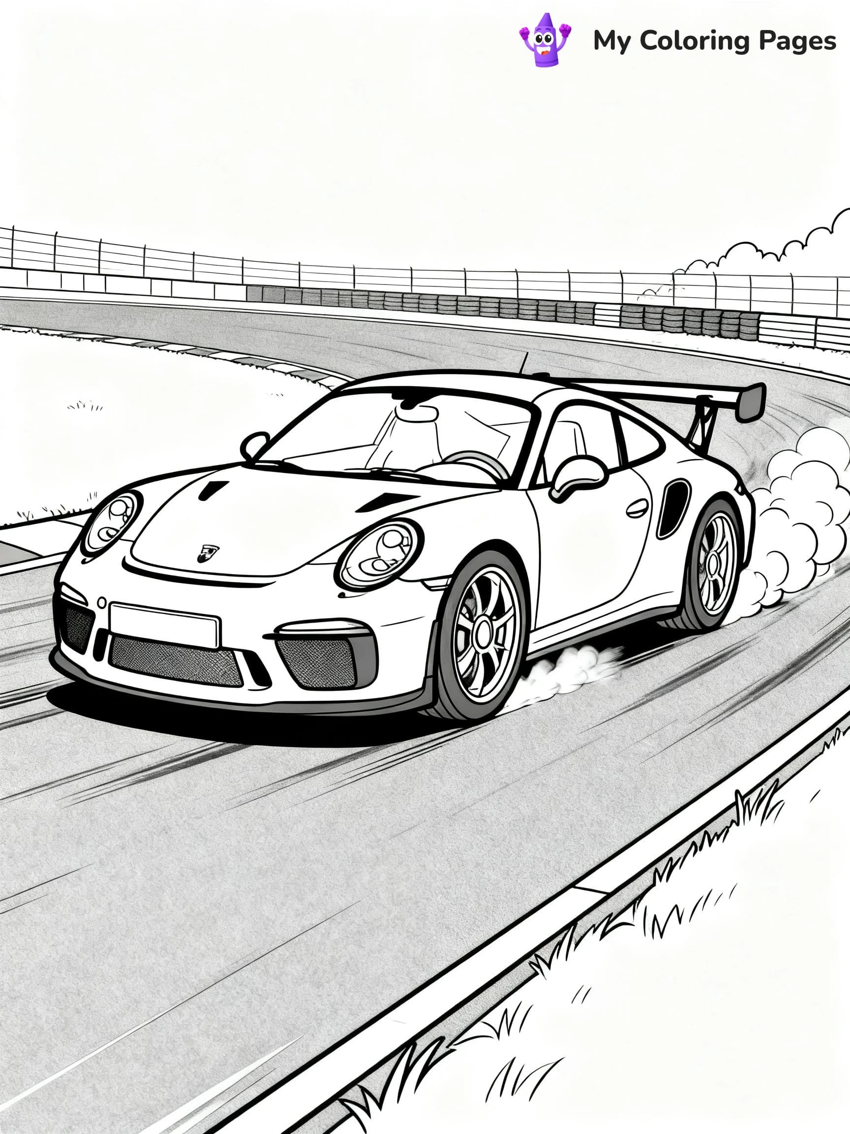 Porsche Coloring Pages - 9