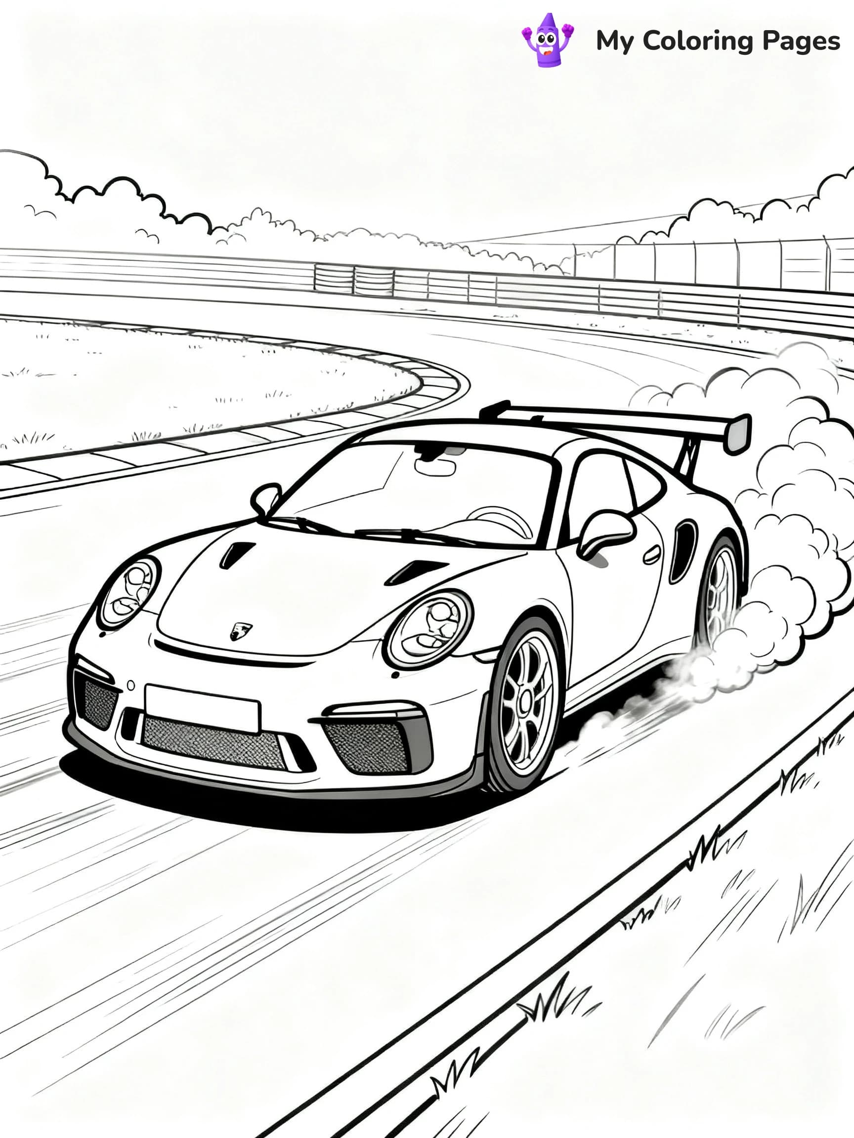 Porsche Coloring Pages - 8